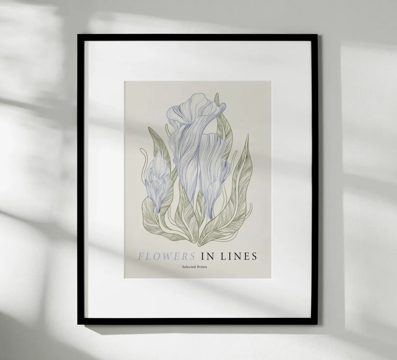 Fiori in linea n. 1 carta hahnemühle da Mia Moore