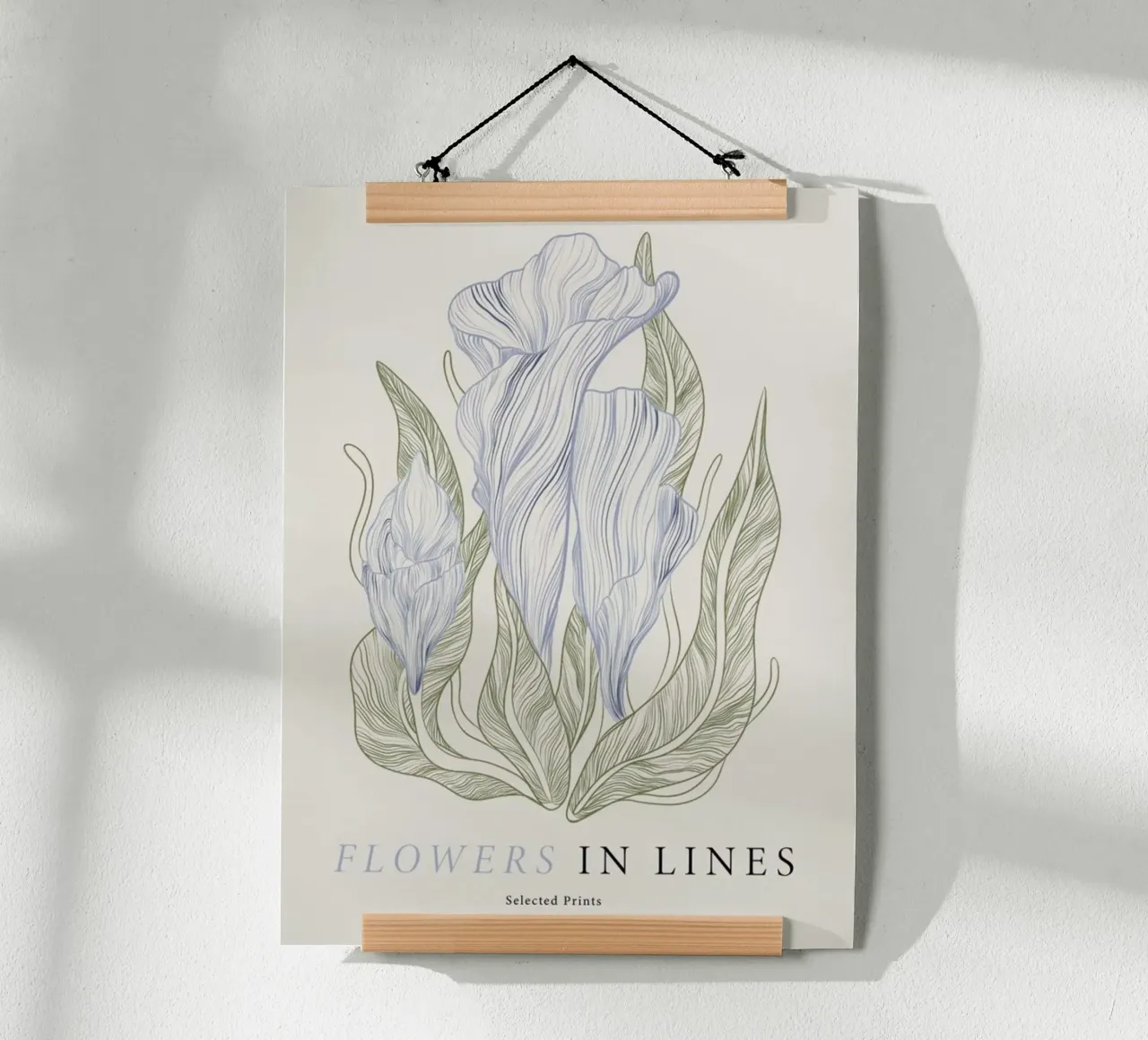 Fiori in linea n. 1 carta hahnemühle da Mia Moore