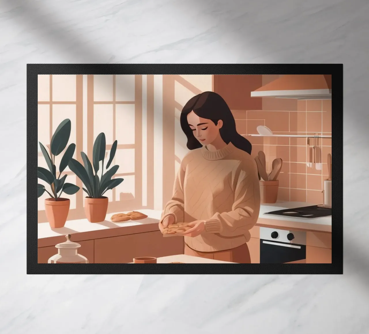 Baking Calm doormat by Maison Solis