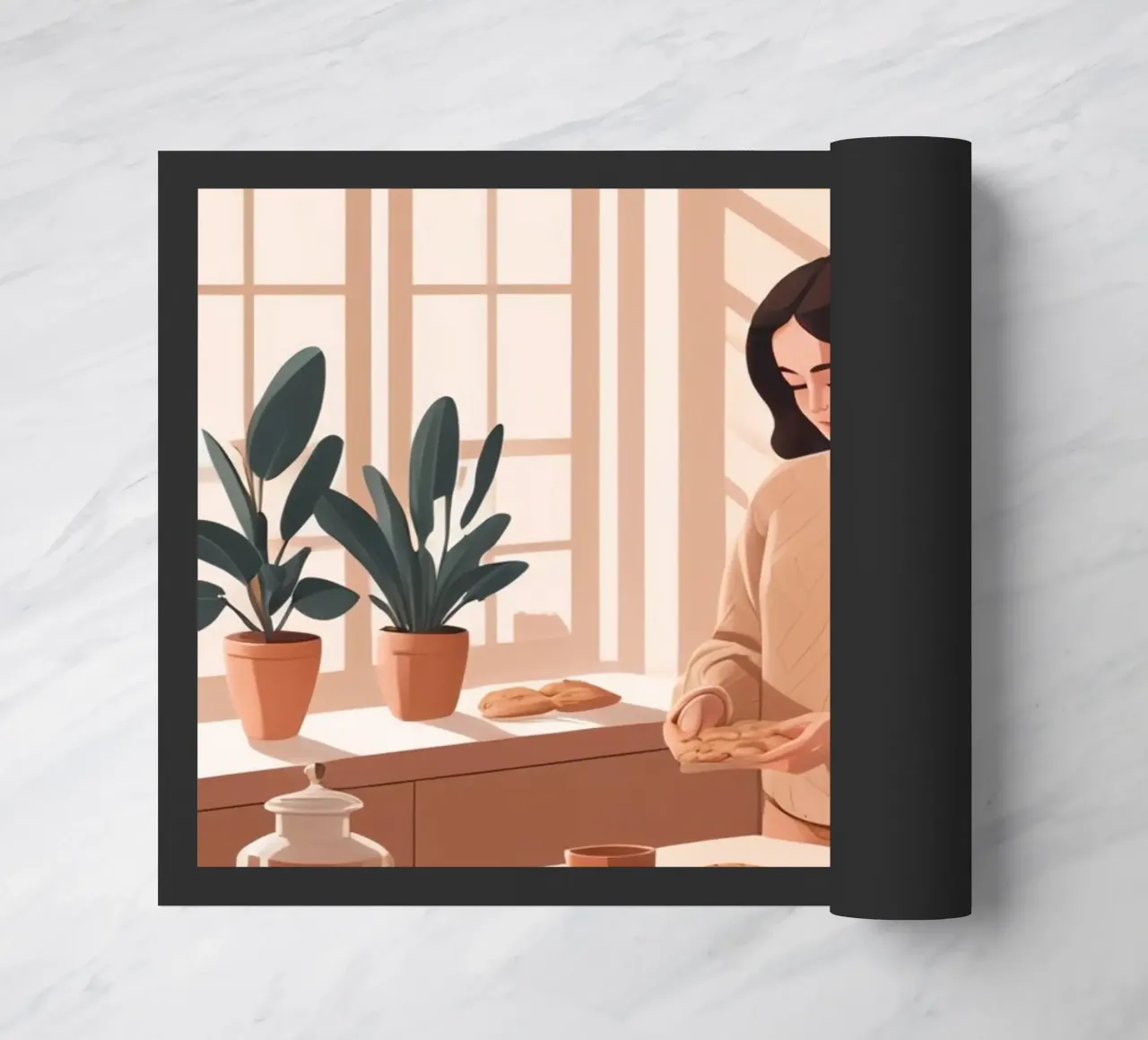 Baking Calm doormat by Maison Solis