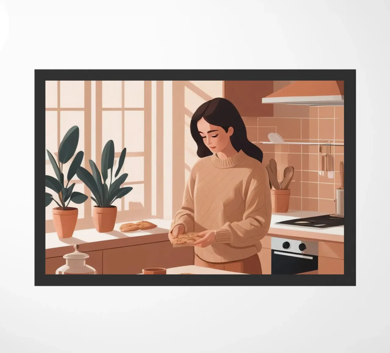 Baking Calm doormat by Maison Solis