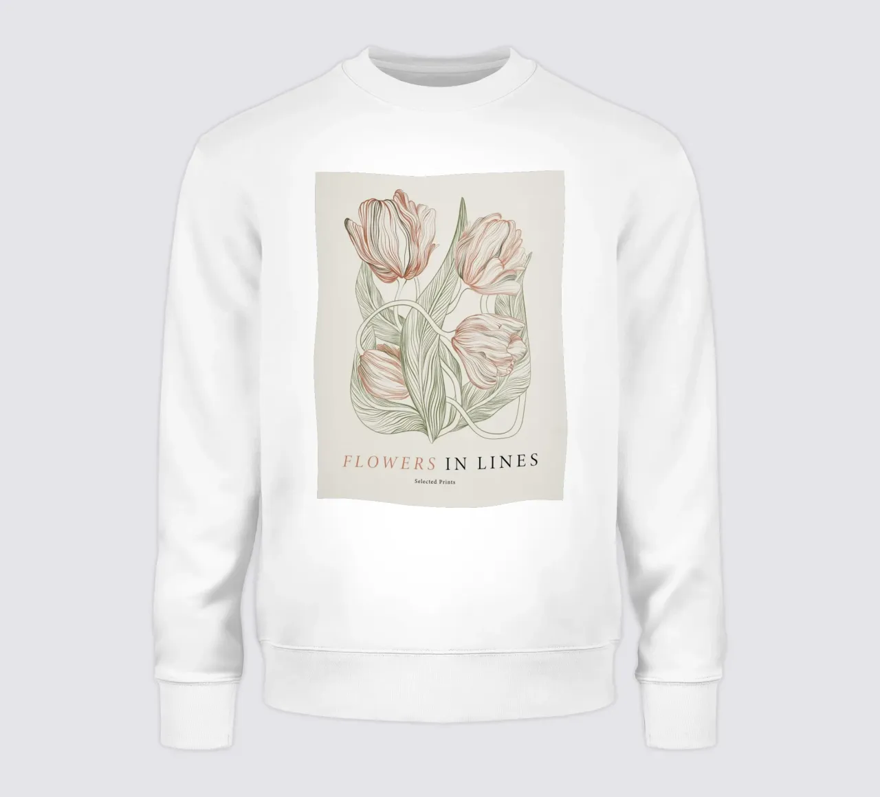 Fiori in linea n. 2 felpa da Mia Moore