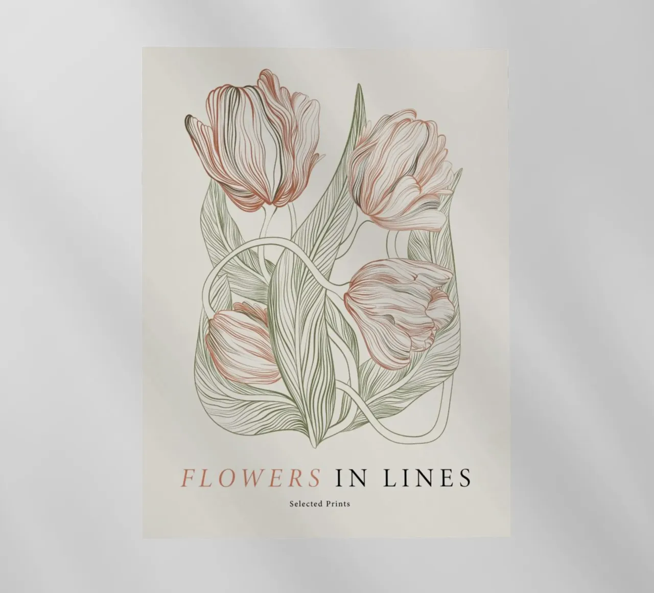 Fiori in linea n. 2 pellicola backlit da Mia Moore