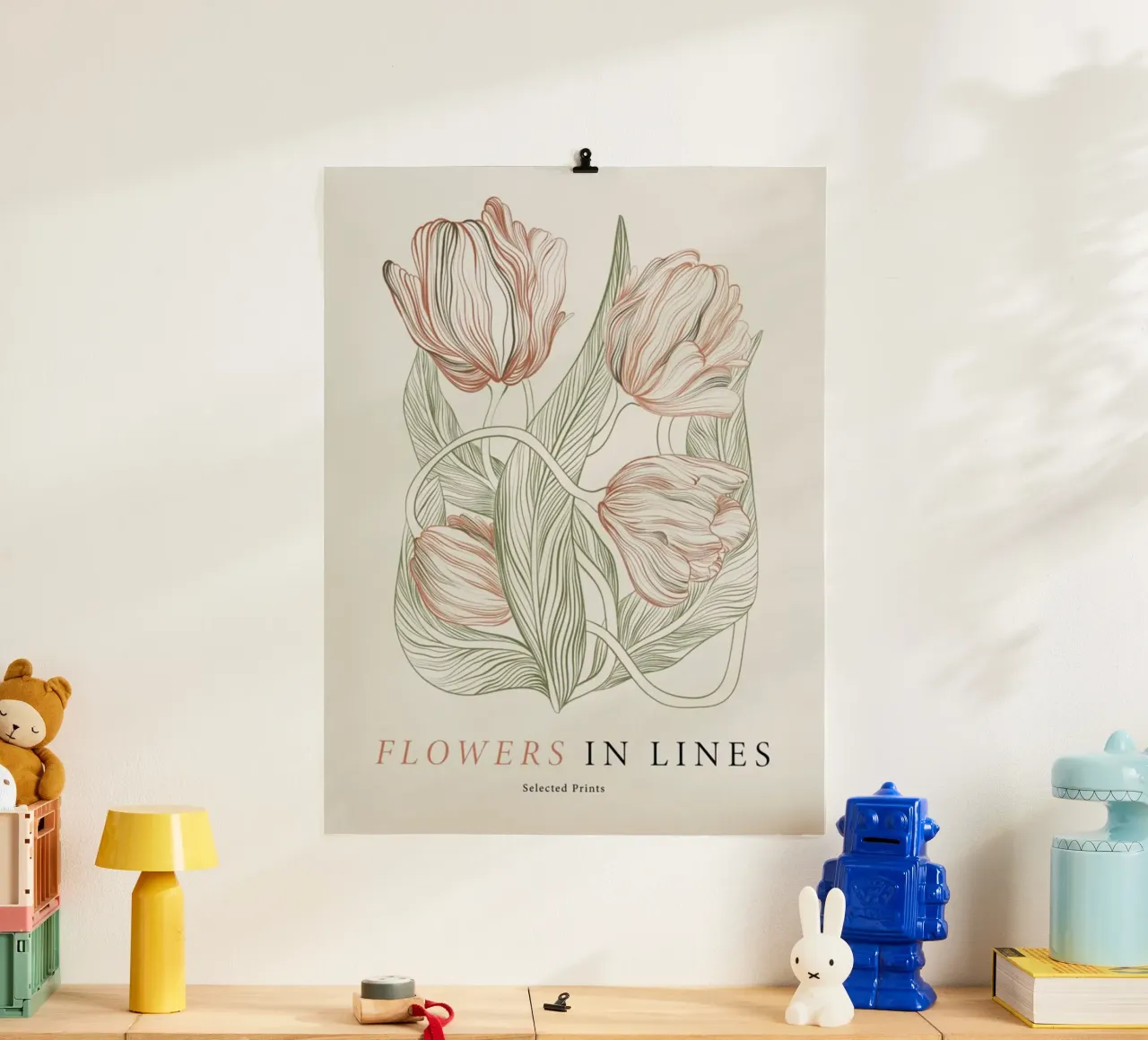 Fiori in linea n. 2 carta hahnemühle da Mia Moore