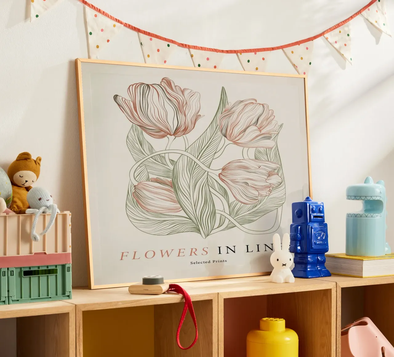 Fiori in linea n. 2 poster da Mia Moore