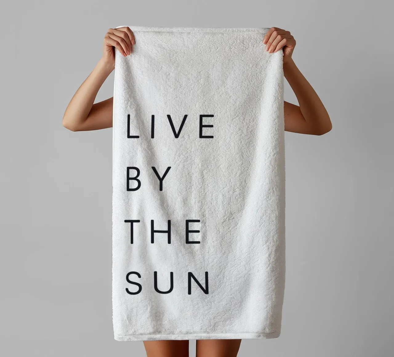 Motivierendes Zitat - Vivere al sole asciugamano da bagno da Whole©