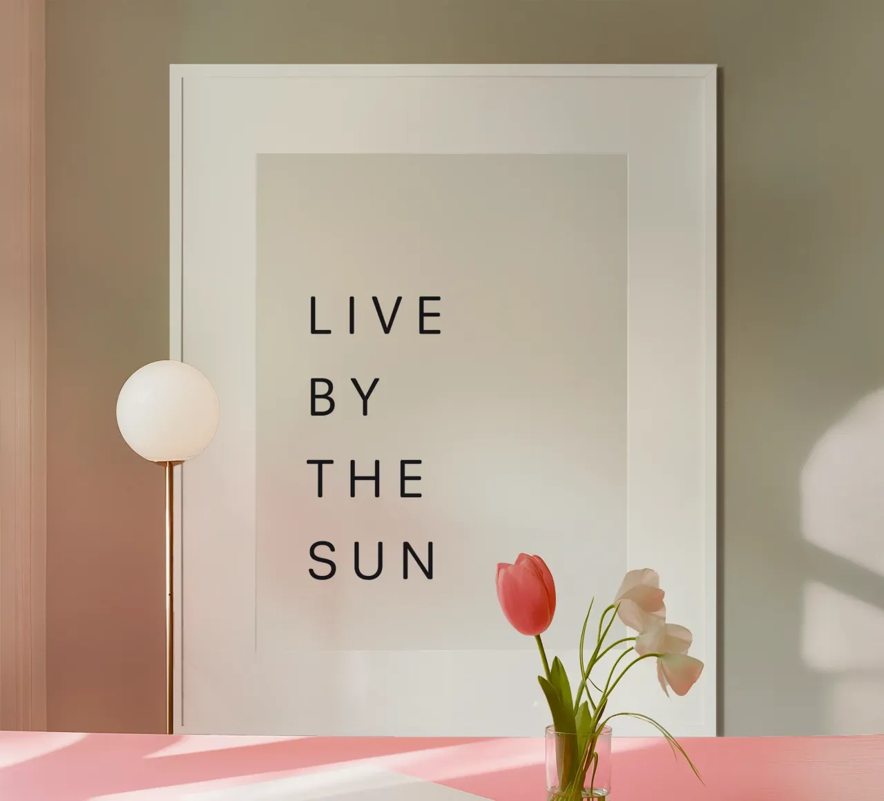 Motivierendes Zitat - Vivere al sole carta hahnemühle da Whole©