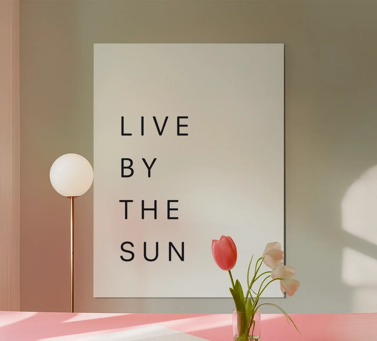 Motivierendes Zitat - Vivere al sole carta hahnemühle da Whole©