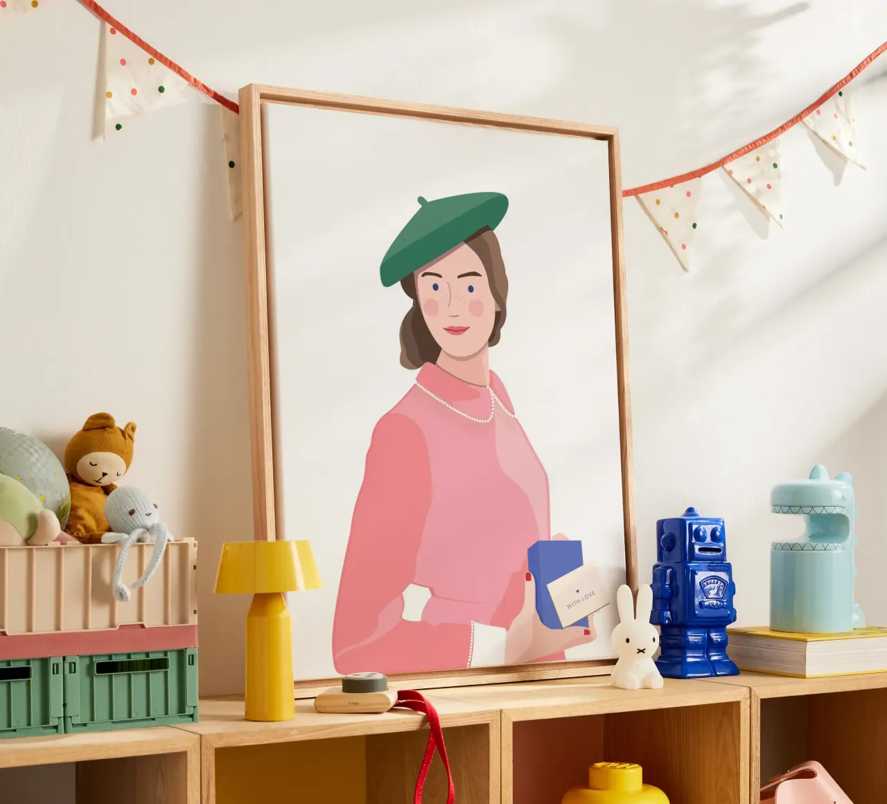 Holly en été toile de janamossmann