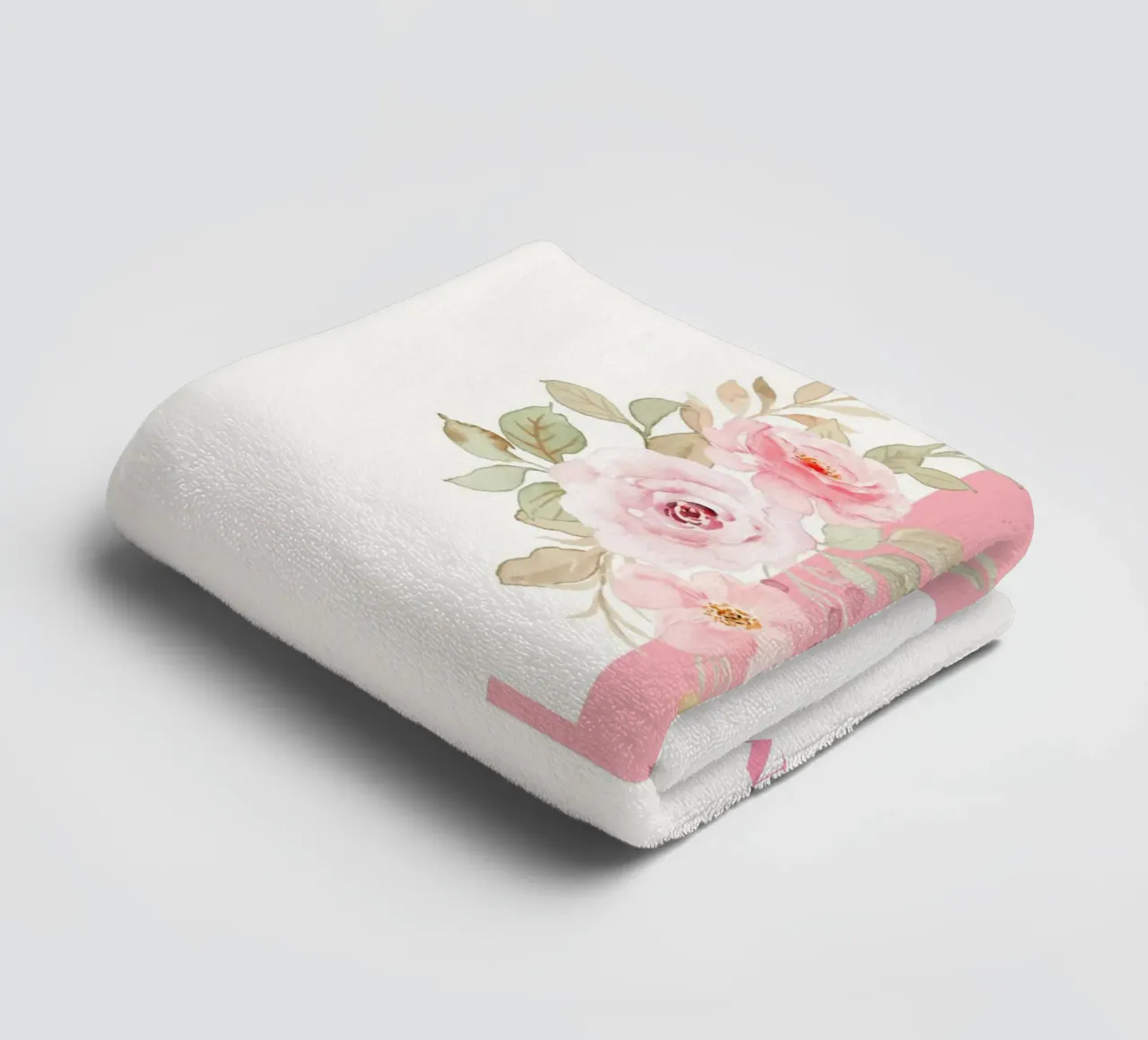 Lettera I, Stampa nome personalizzata, Iniziale personalizzata asciugamano da bagno da The Custom Letter