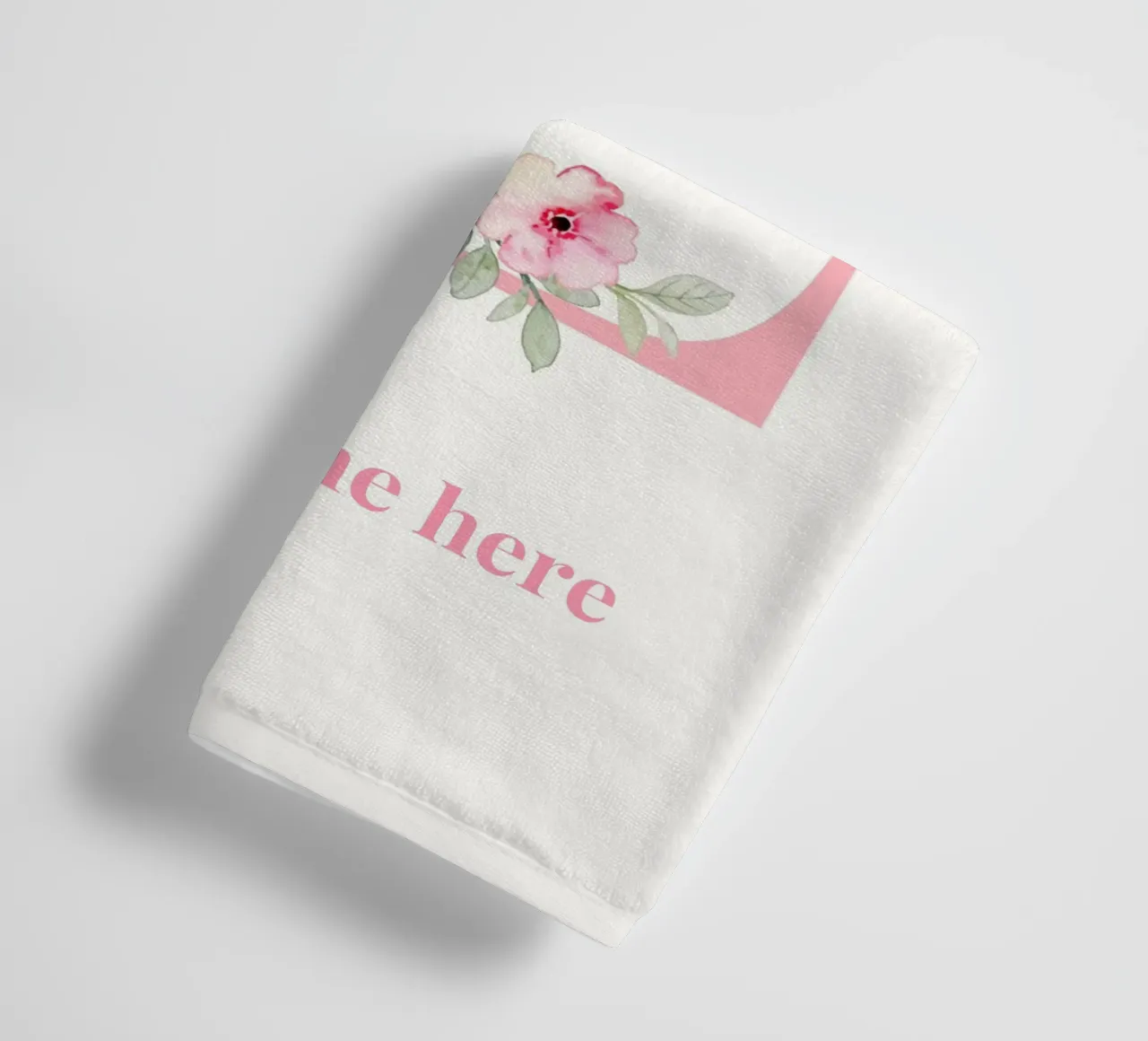 Letter L, Personalized Name Print, Personalized initial towel by The Custom Letter