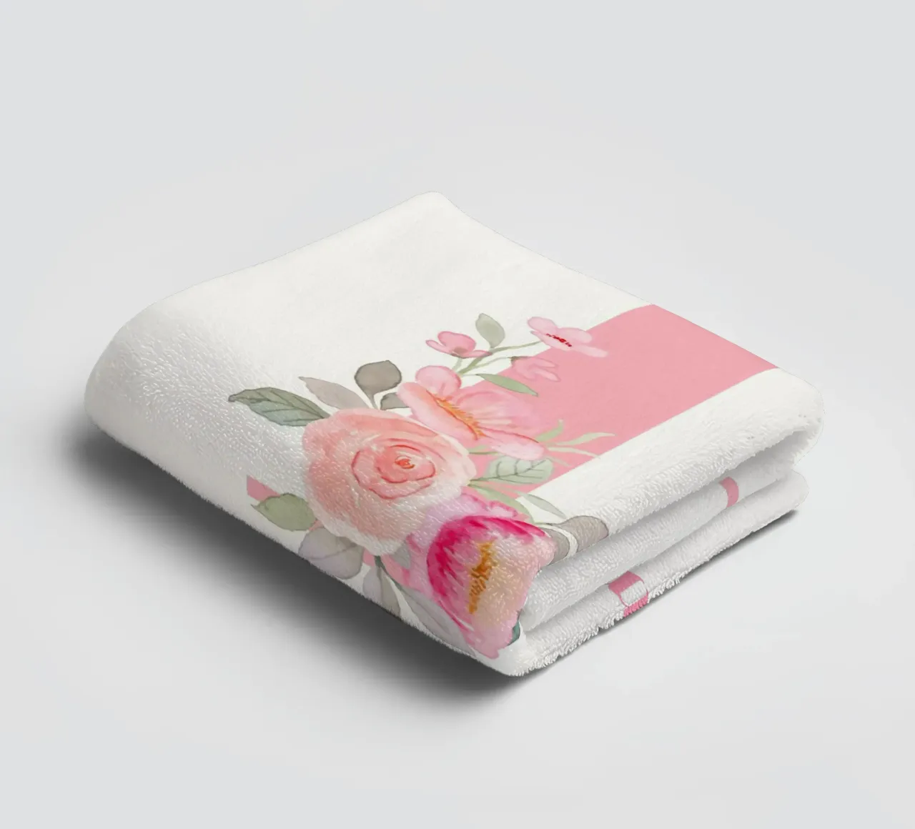 Letter L, Personalized Name Print, Personalized initial towel by The Custom Letter