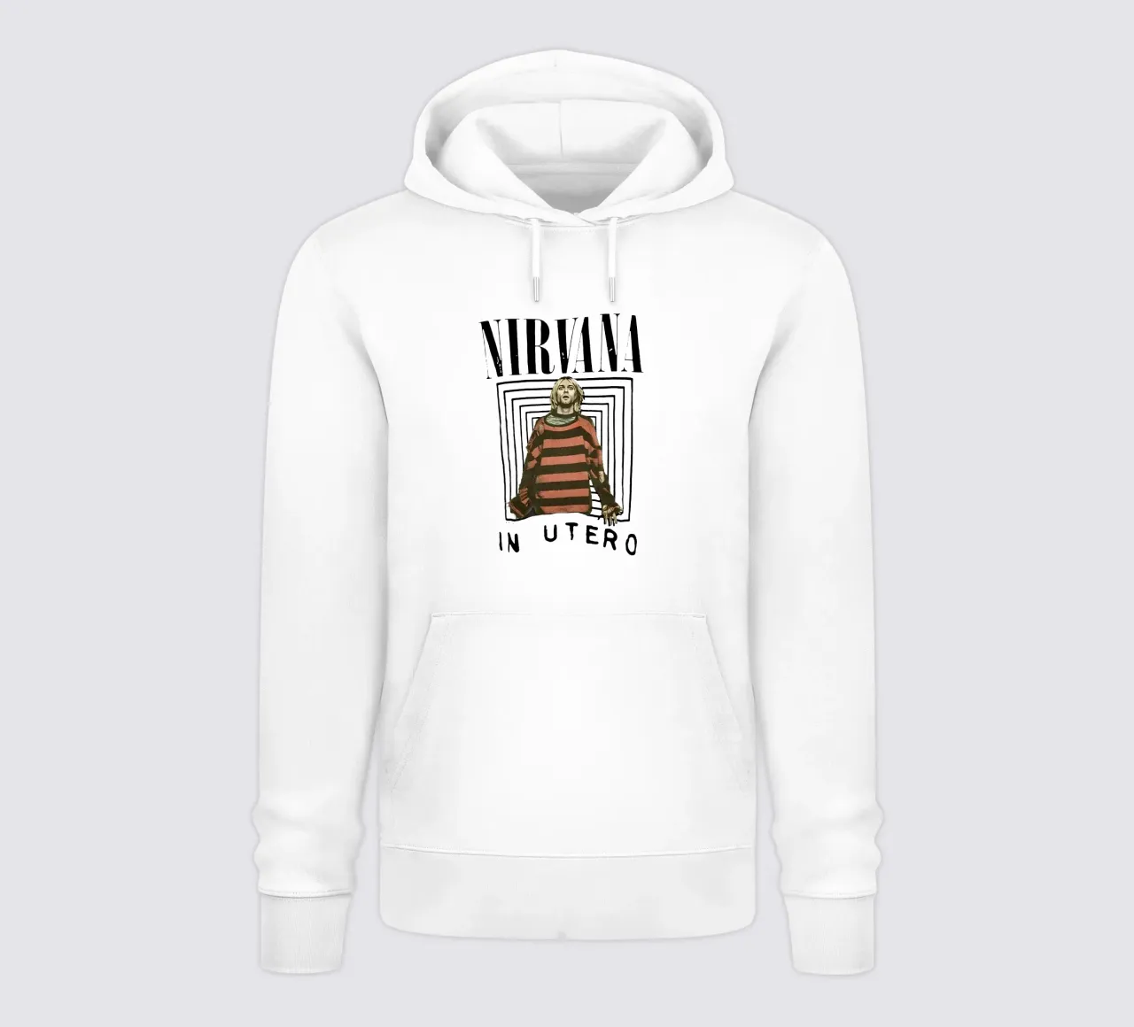 Kurt Cobain in utero felpa con cappuccio da Gunawan Rb