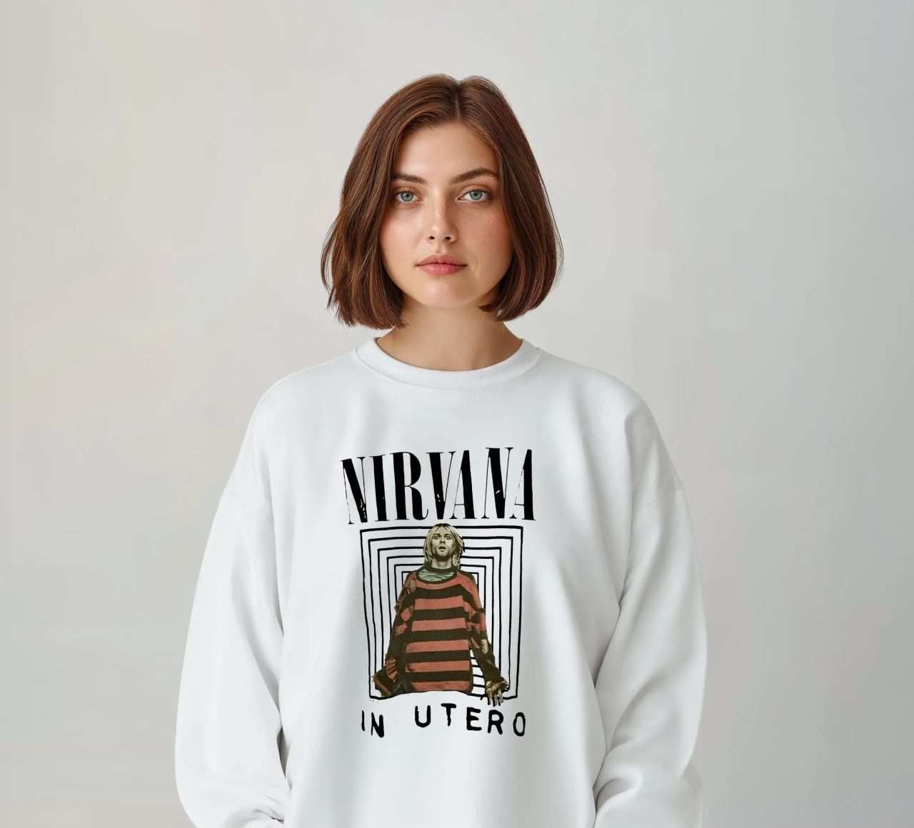 Kurt Cobain in utero felpa da Gunawan Rb