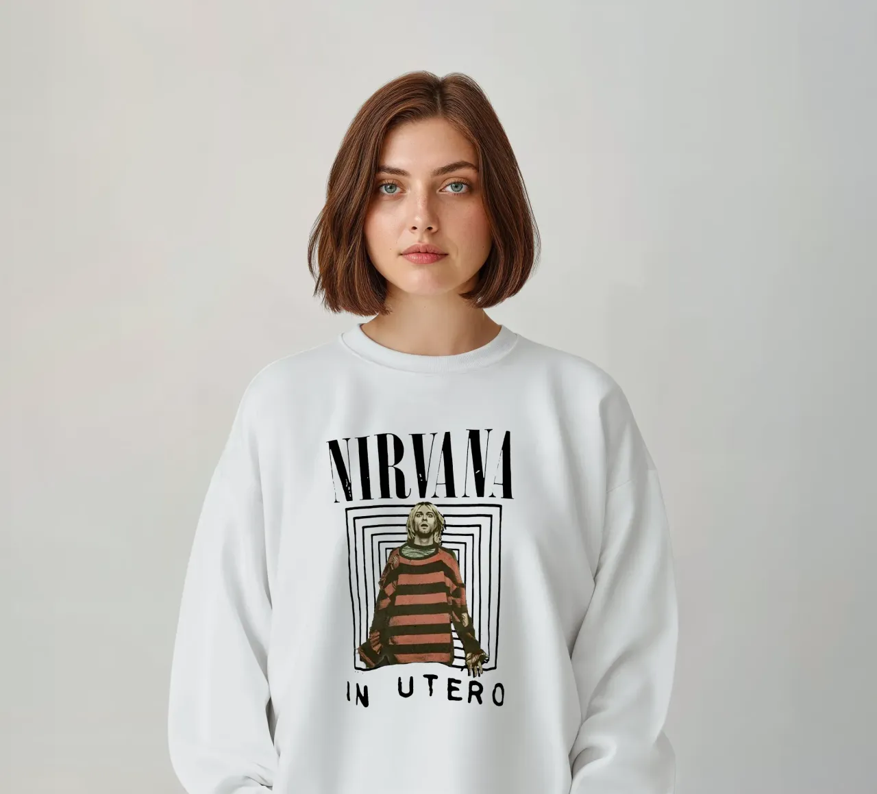 Kurt Cobain in utero felpa da Gunawan Rb