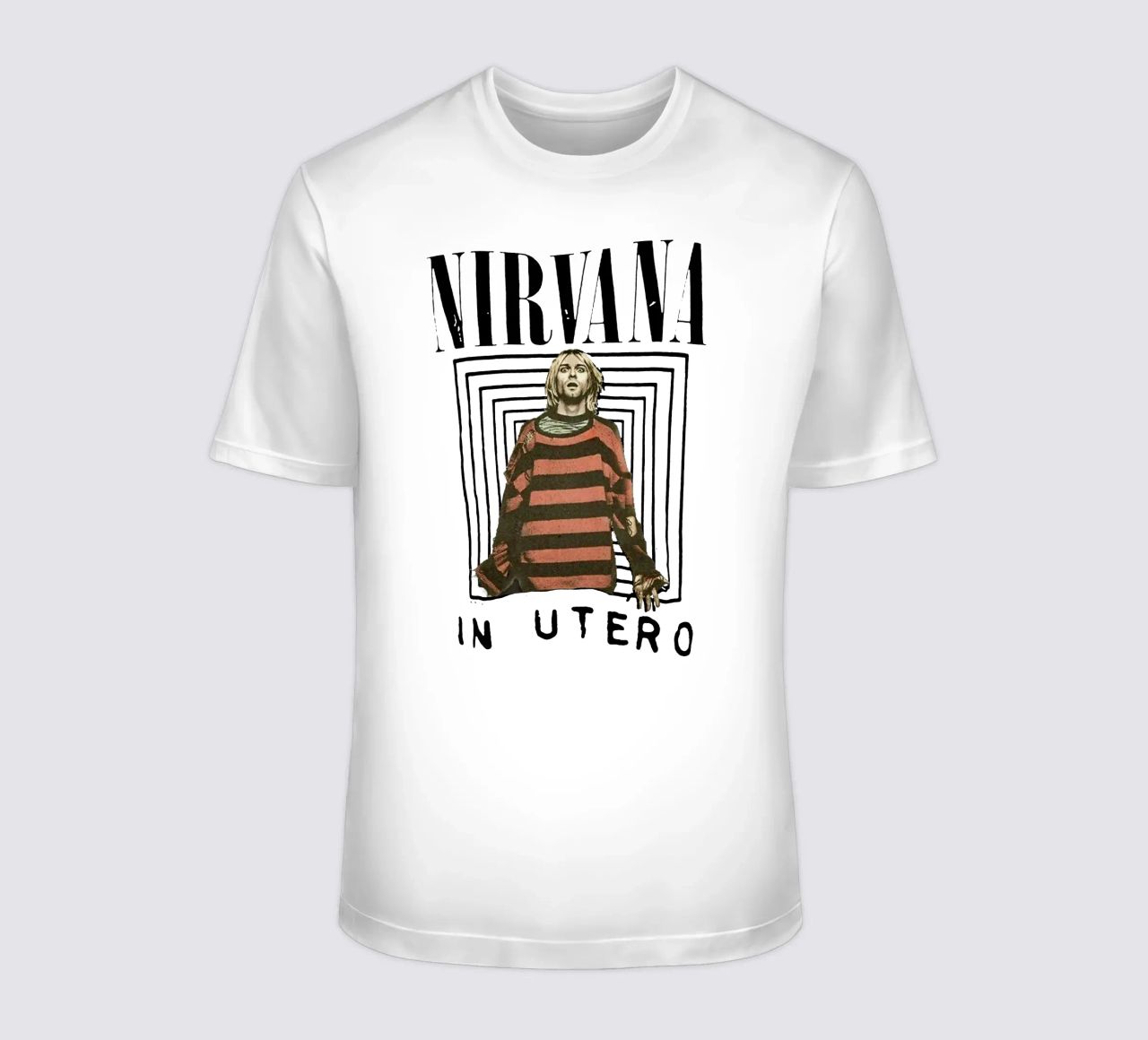 Kurt Cobain en el útero camiseta de Gunawan Rb