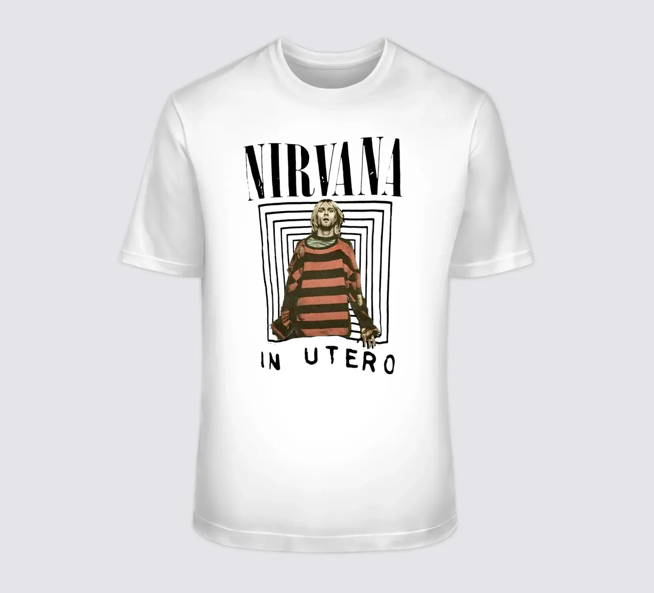 Kurt Cobain in utero t-shirt da Gunawan Rb