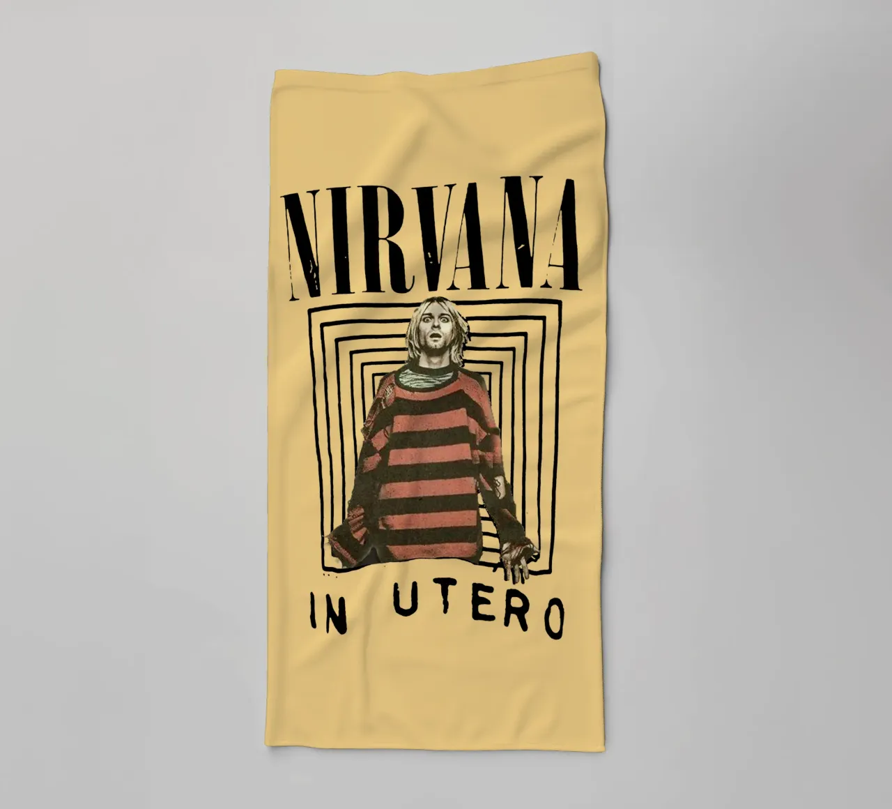 Kurt Cobain in utero asciugamano da bagno da Gunawan Rb