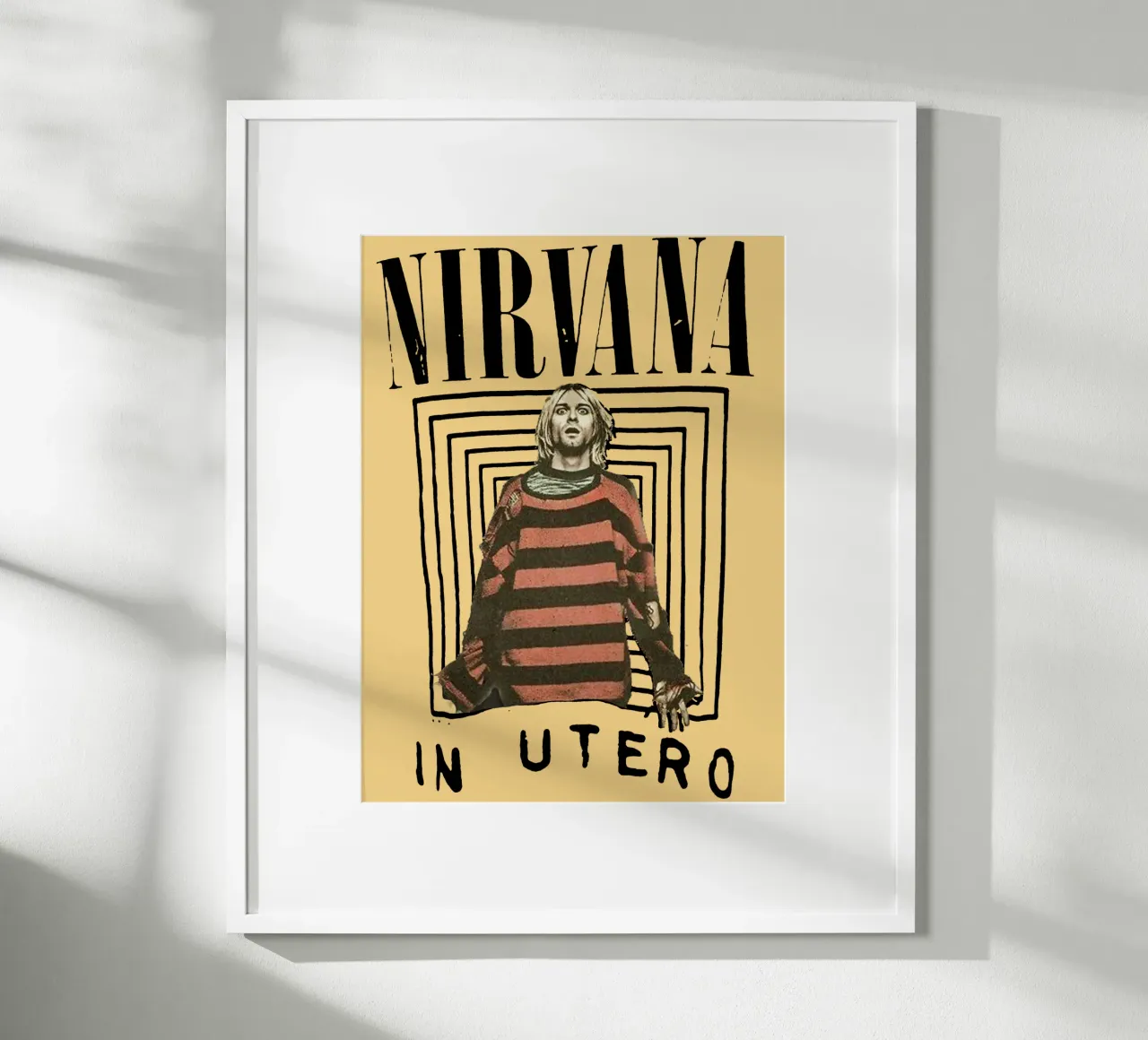 Kurt Cobain in utero carta hahnemühle da Gunawan Rb