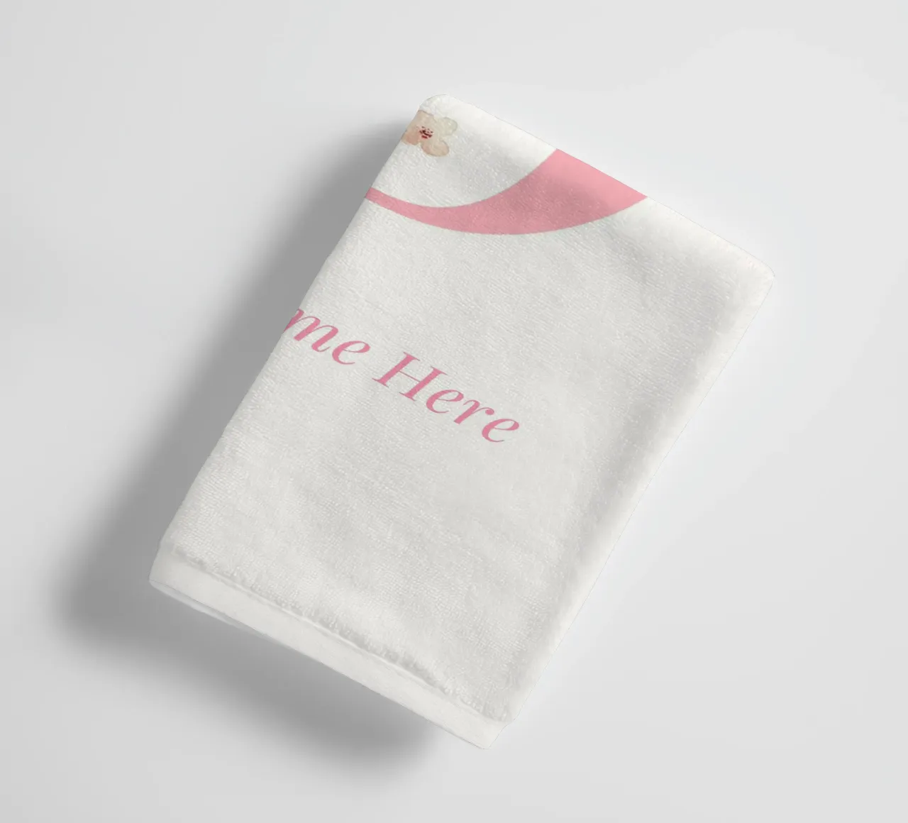 Letter O, Personalized Name Print, Personalized initial towel by The Custom Letter