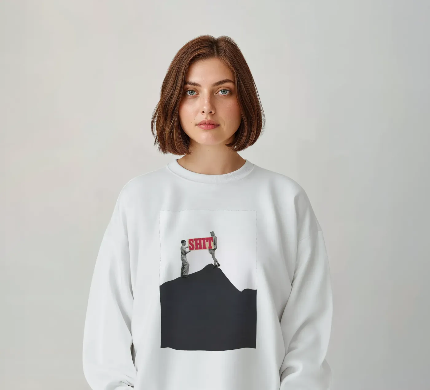 SOS felpa da Cassia Beck Collage