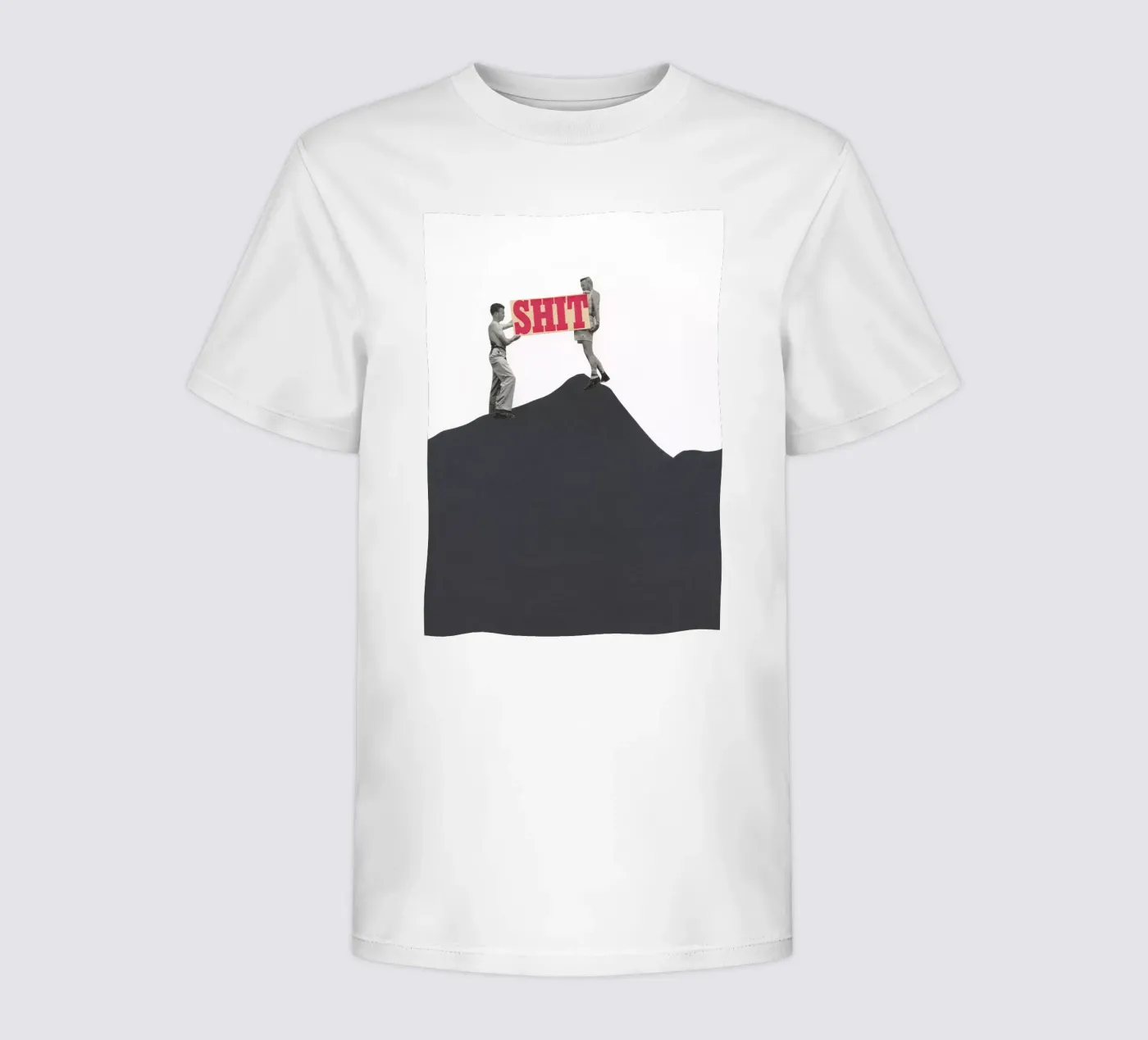 SOS kinder t-shirt van Cassia Beck Collage