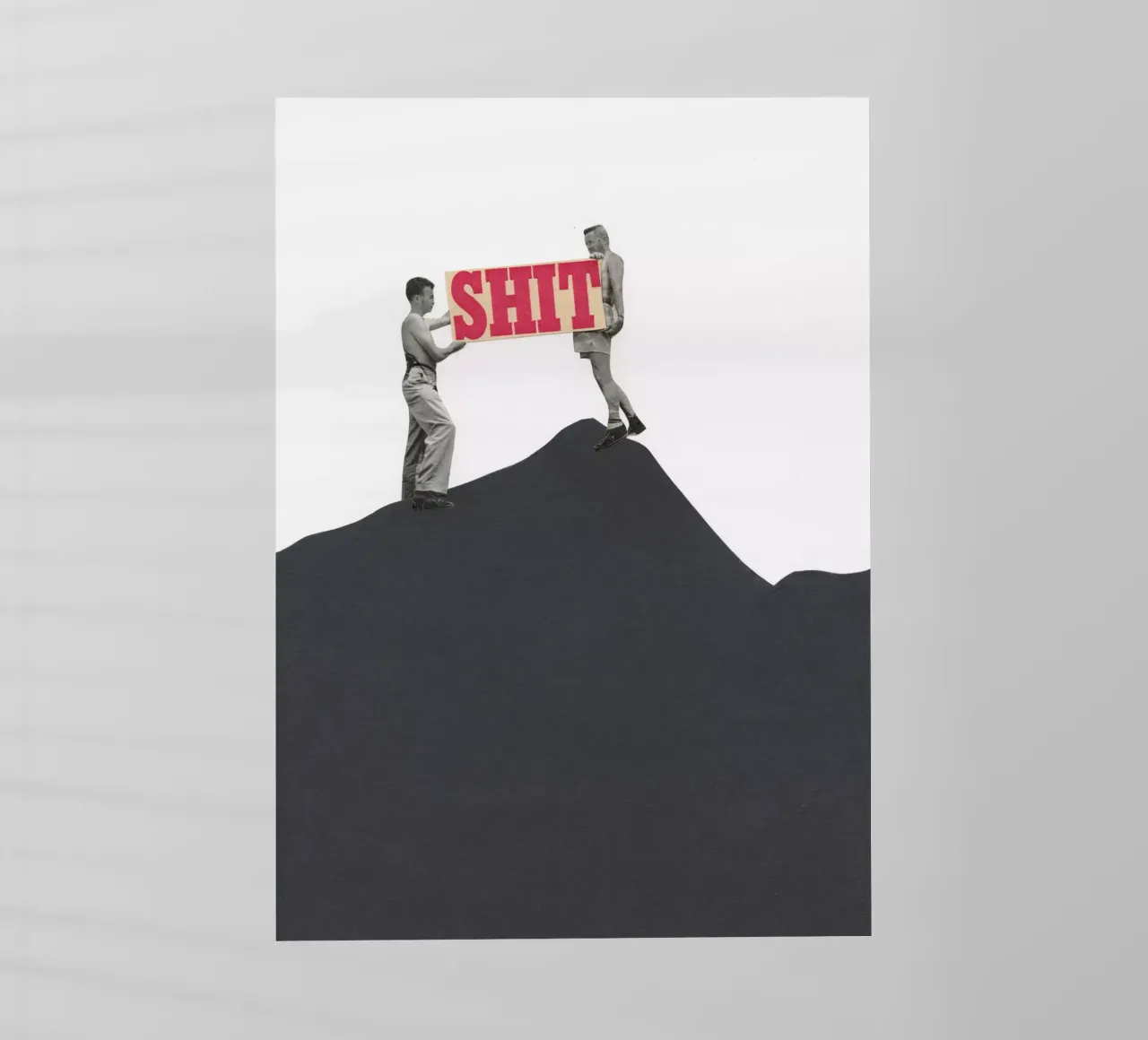 SOS pellicola backlit da Cassia Beck Collage