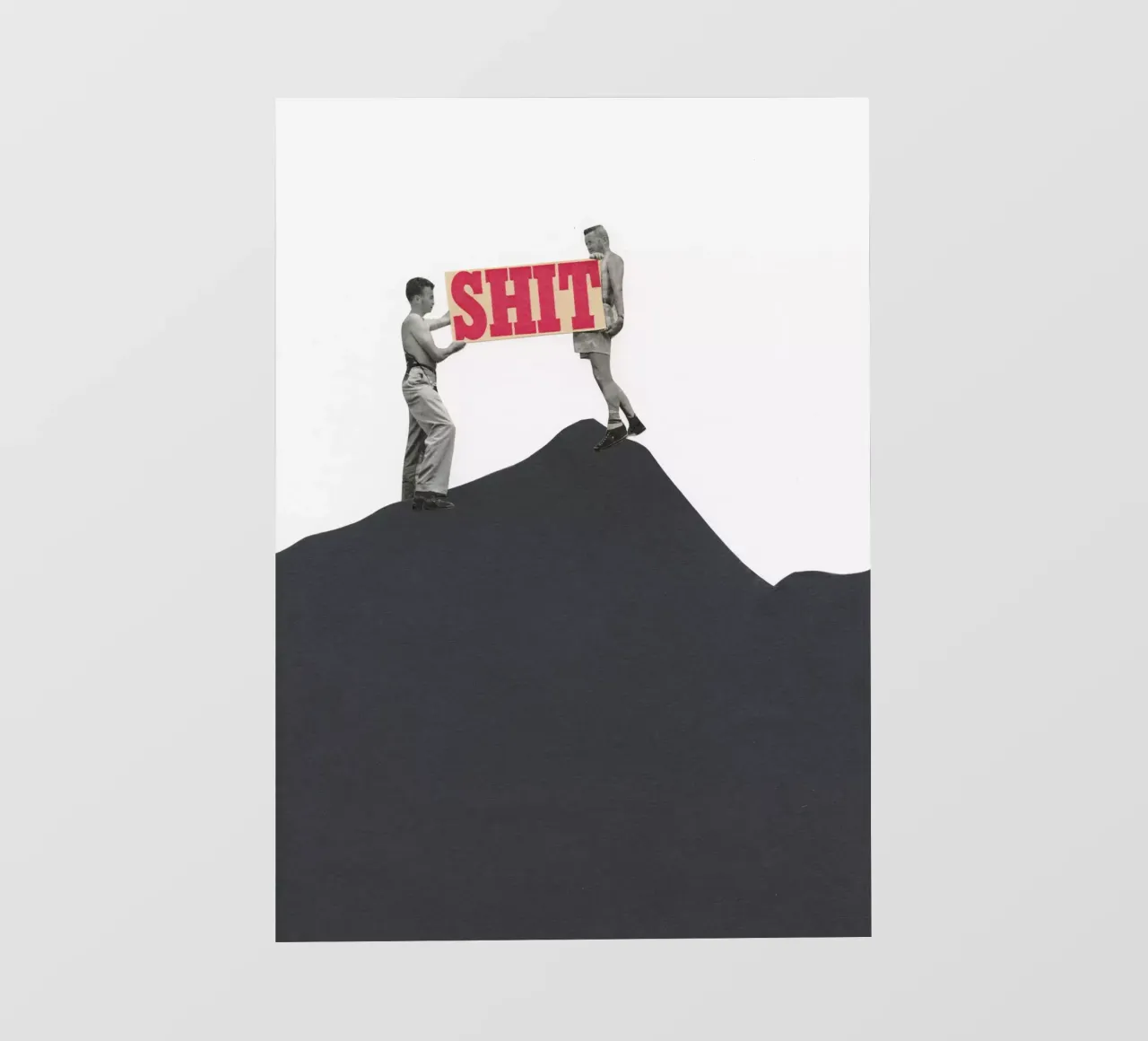 SOS pellicola backlit da Cassia Beck Collage