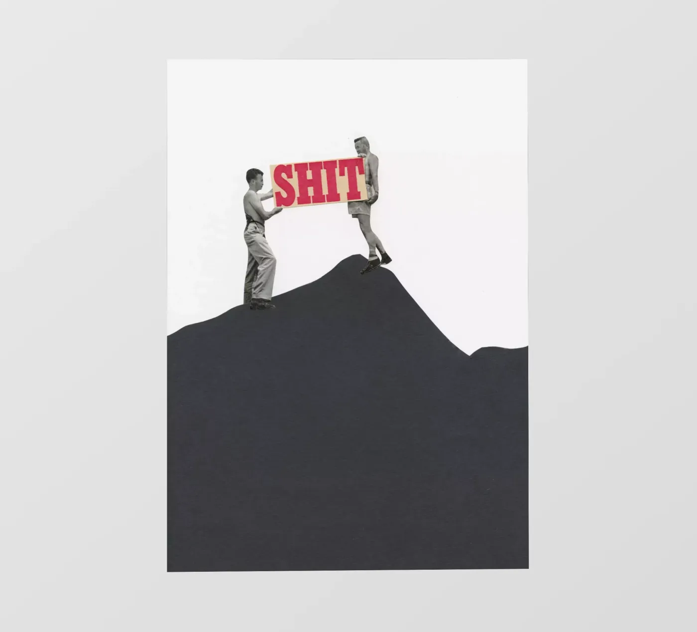 SOS pellicola backlit da Cassia Beck Collage