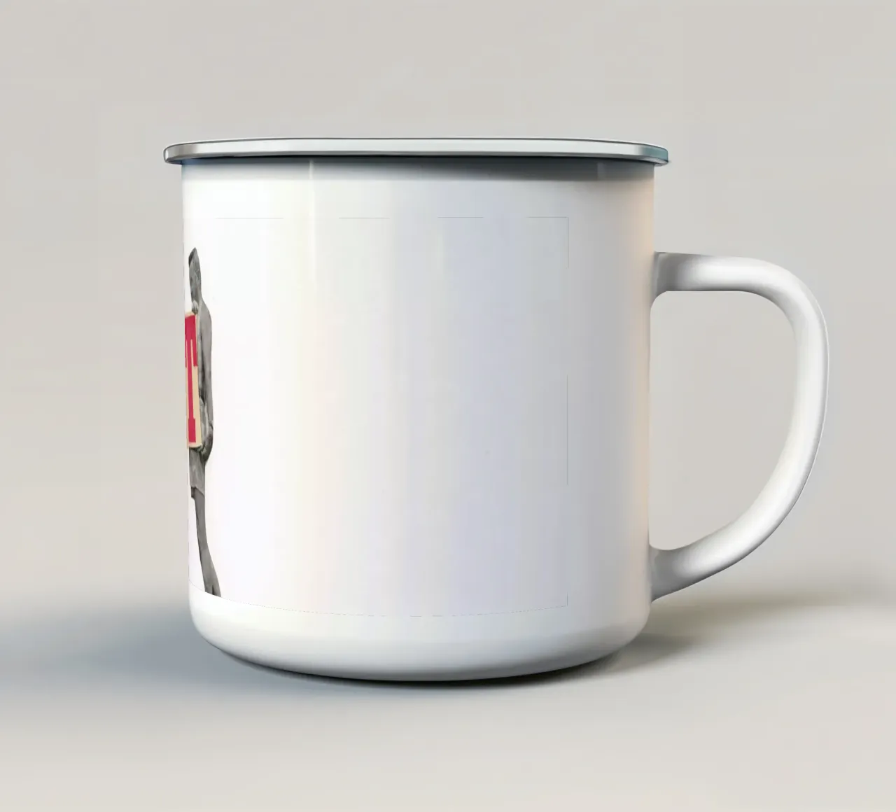 SOS tazza in smalto da Cassia Beck Collage