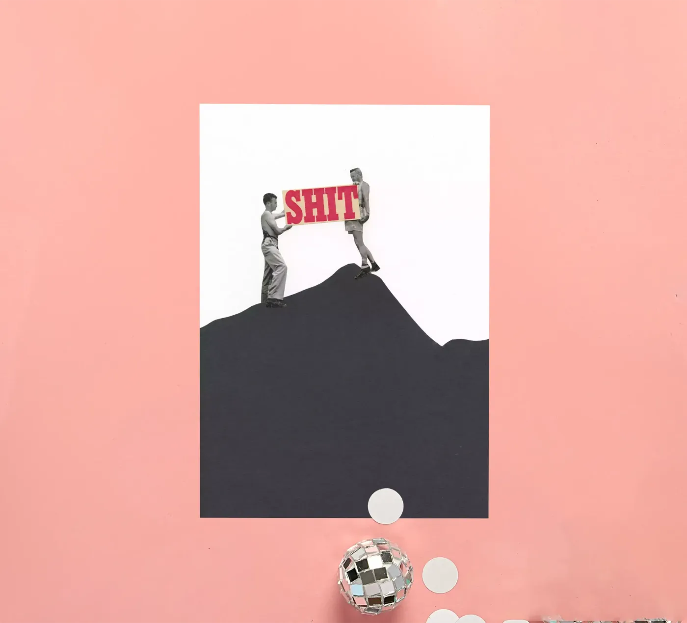 SOS sticker by Cassia Beck Collage