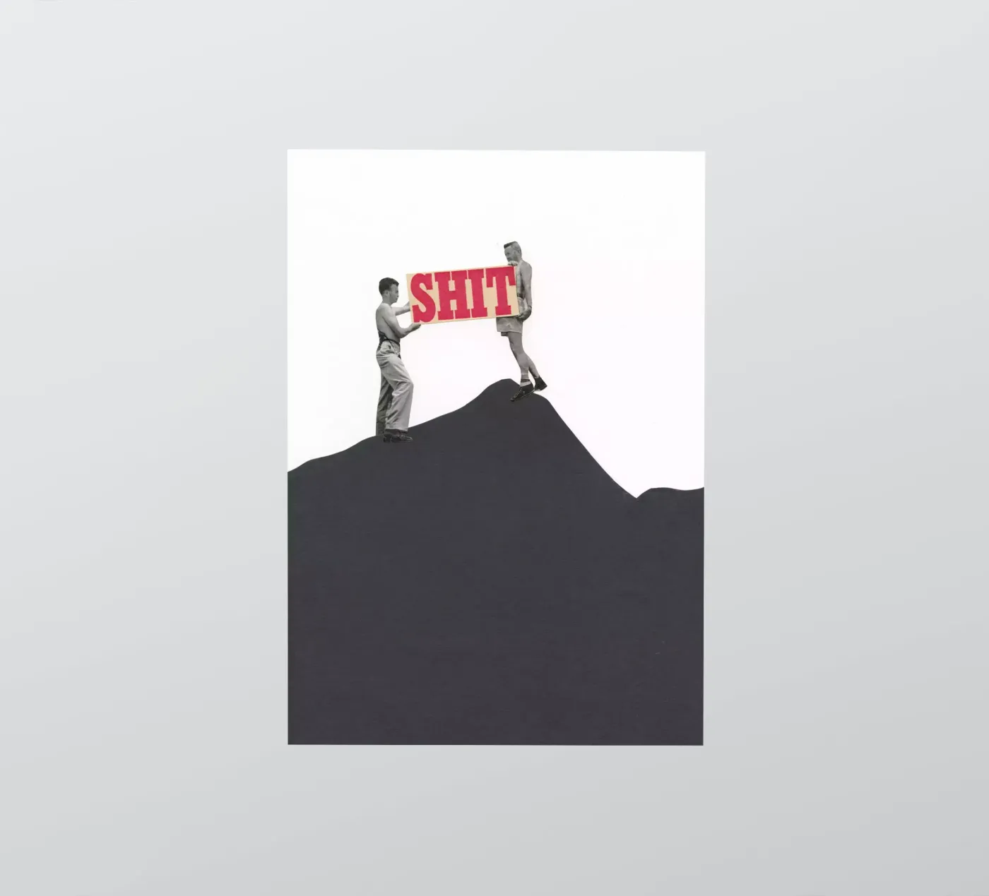 SOS sticker by Cassia Beck Collage