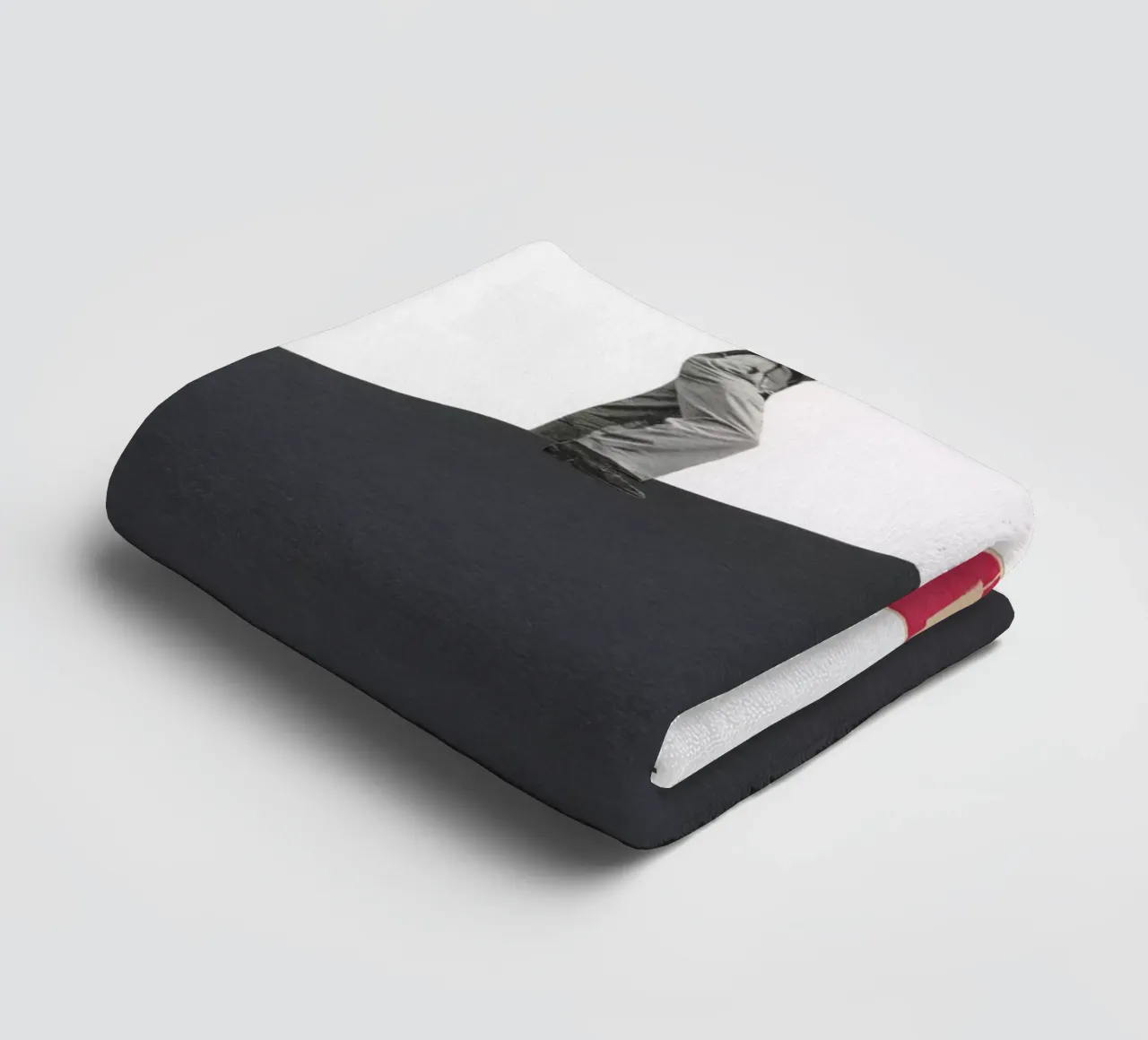 SOS towel by Cassia Beck Collage