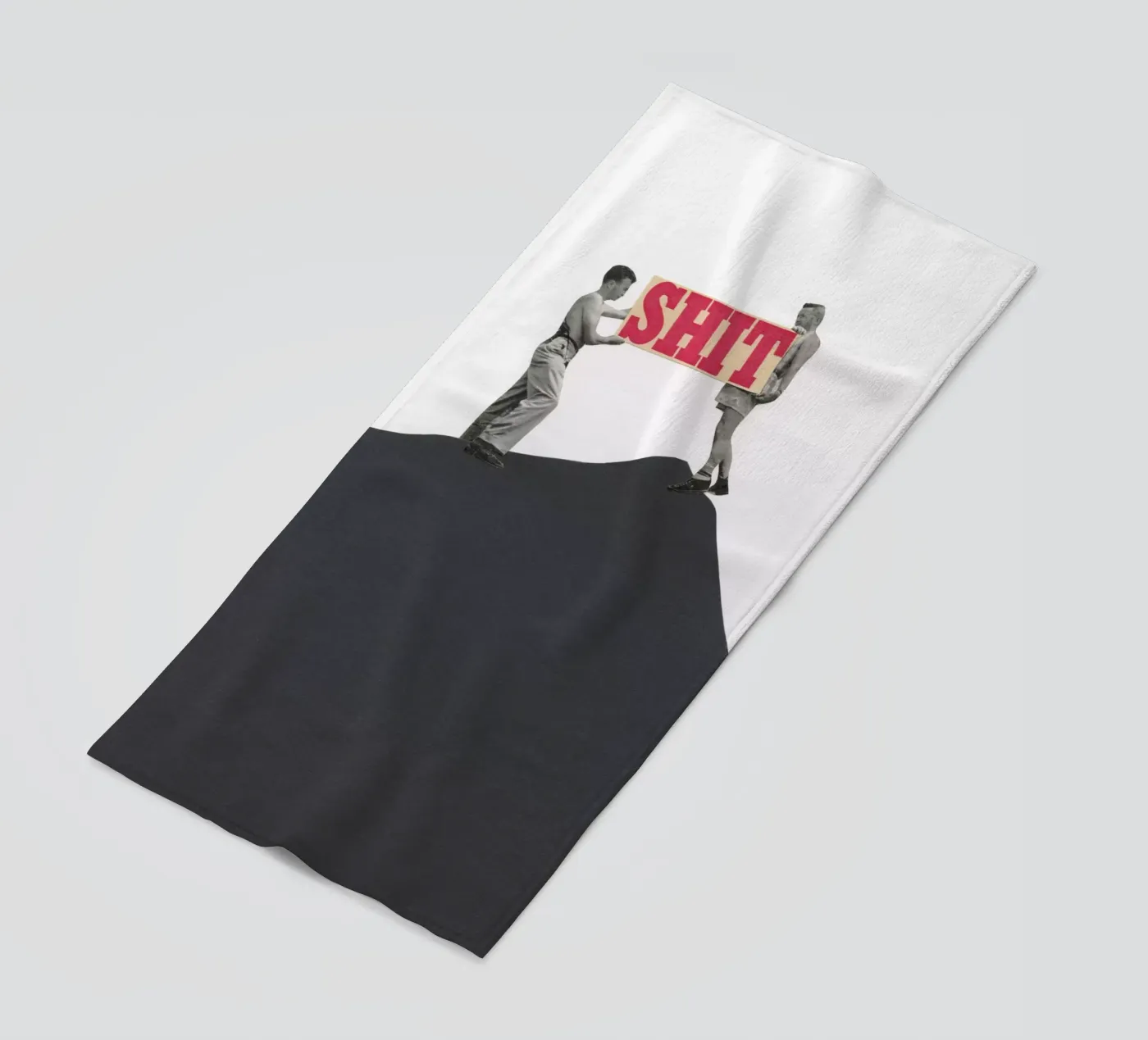 SOS strandhanddoek van Cassia Beck Collage