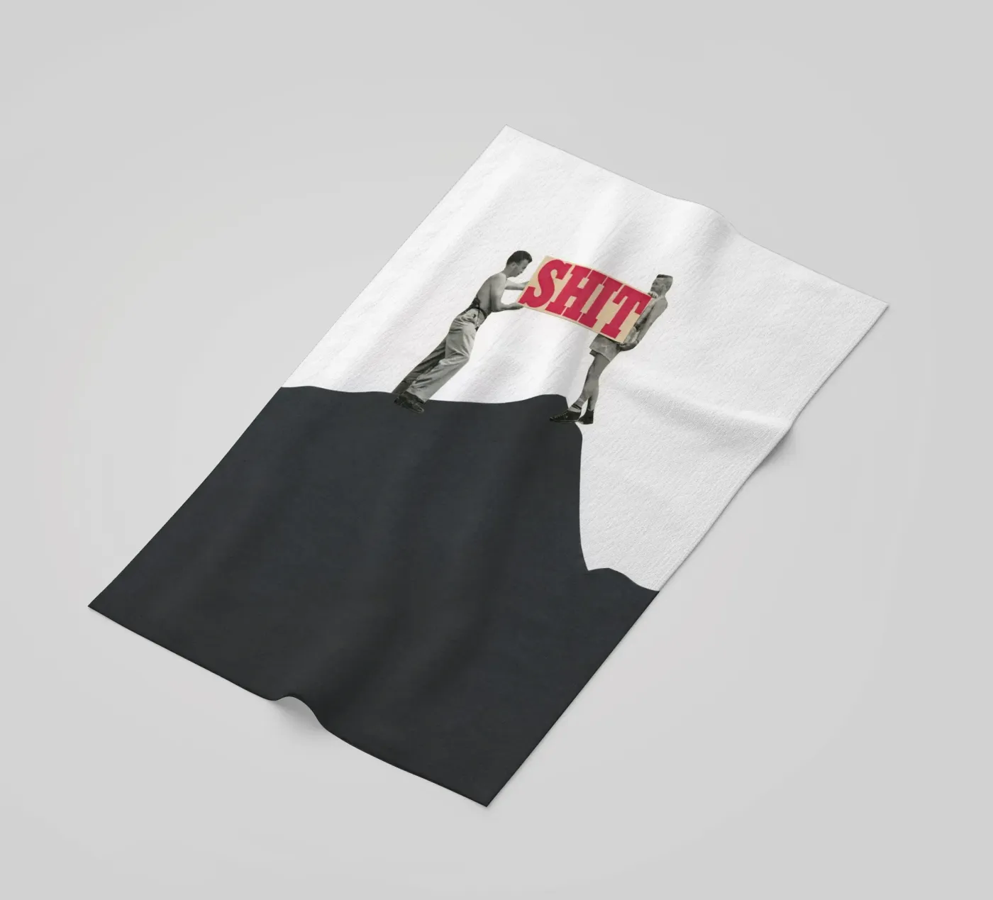 SOS strandhanddoek van Cassia Beck Collage