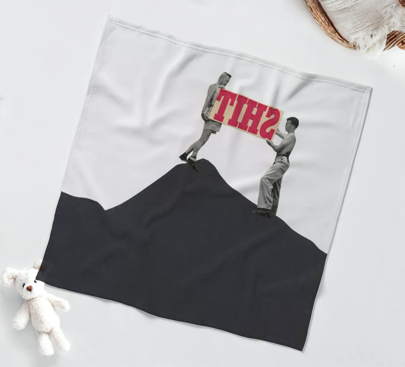 SOS Fleecedecke von Cassia Beck Collage