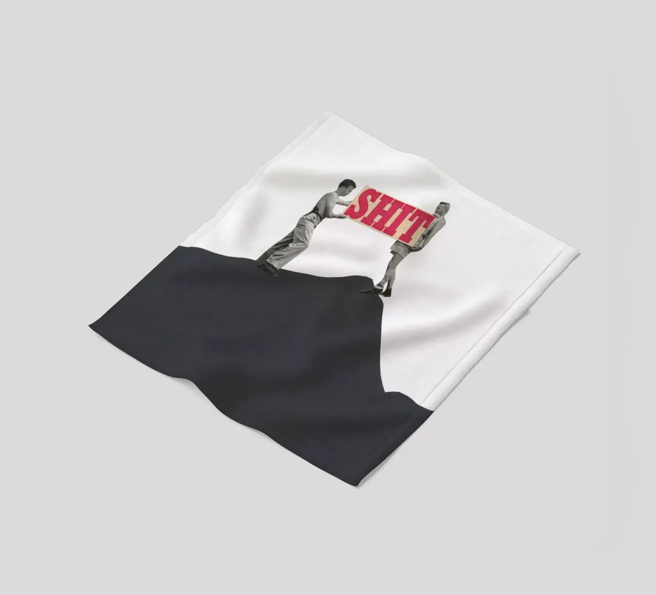 SOS fleecedeken van Cassia Beck Collage