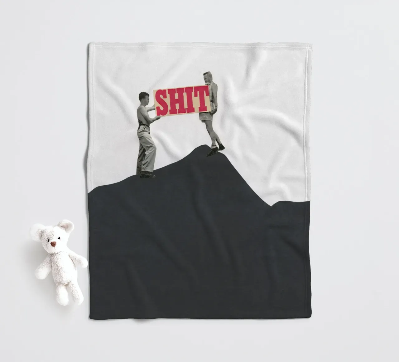 SOS Fleecedecke von Cassia Beck Collage