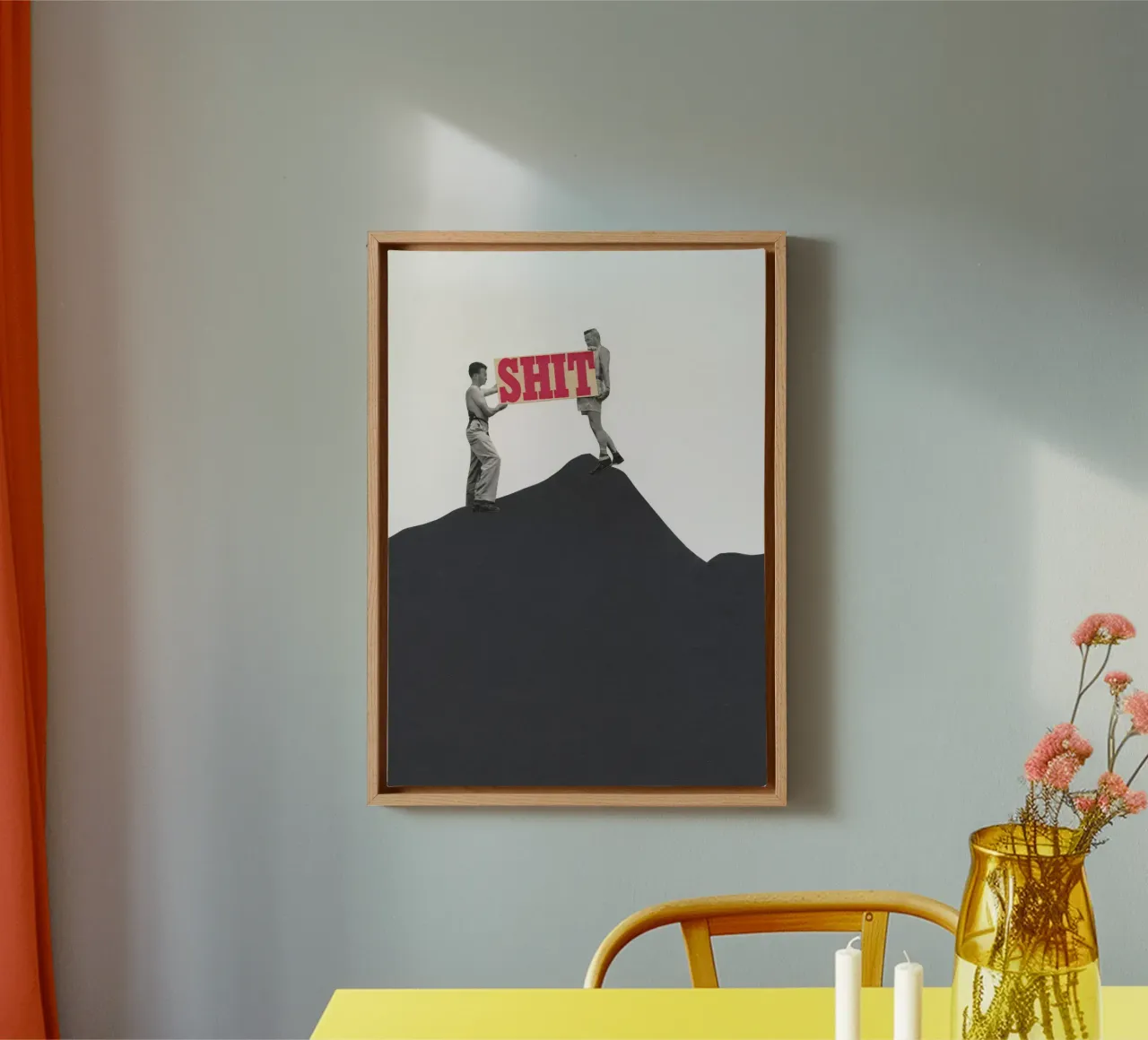 SOS tela da Cassia Beck Collage