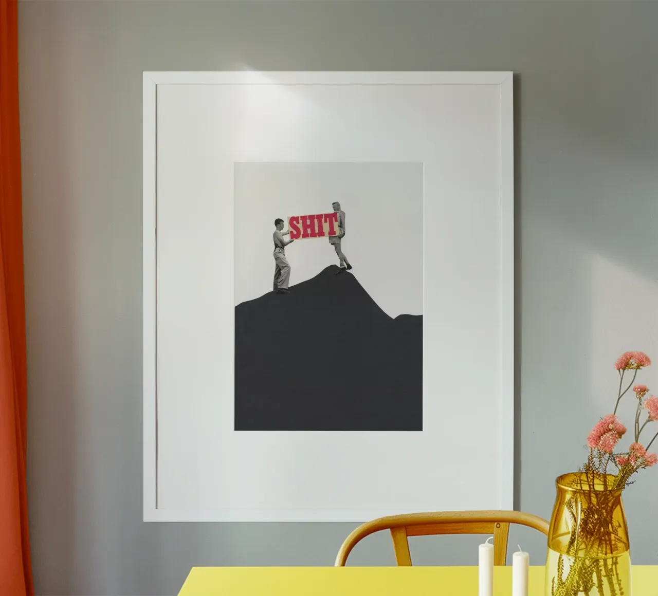 SOS poster da Cassia Beck Collage