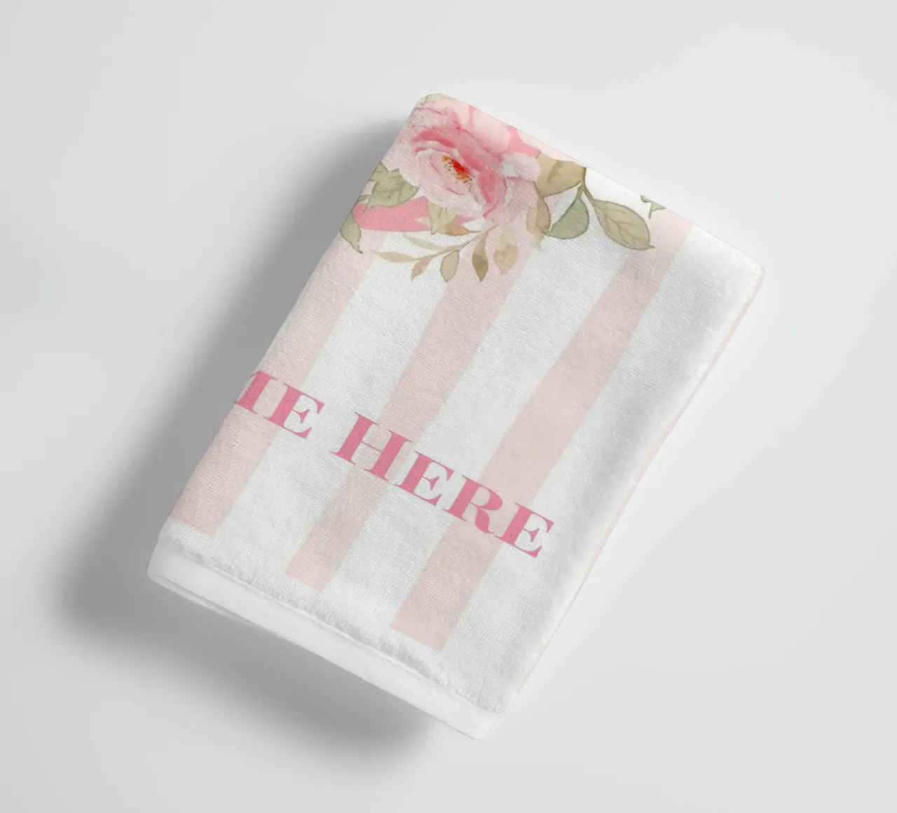 Letter S, Personalized Name Print, Personalized initial towel by The Custom Letter