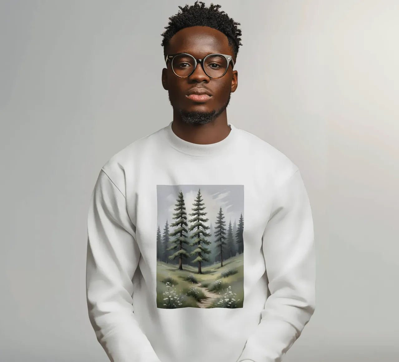 Whispering Pines - Sentiero attraverso la foresta felpa da Graceful Desine