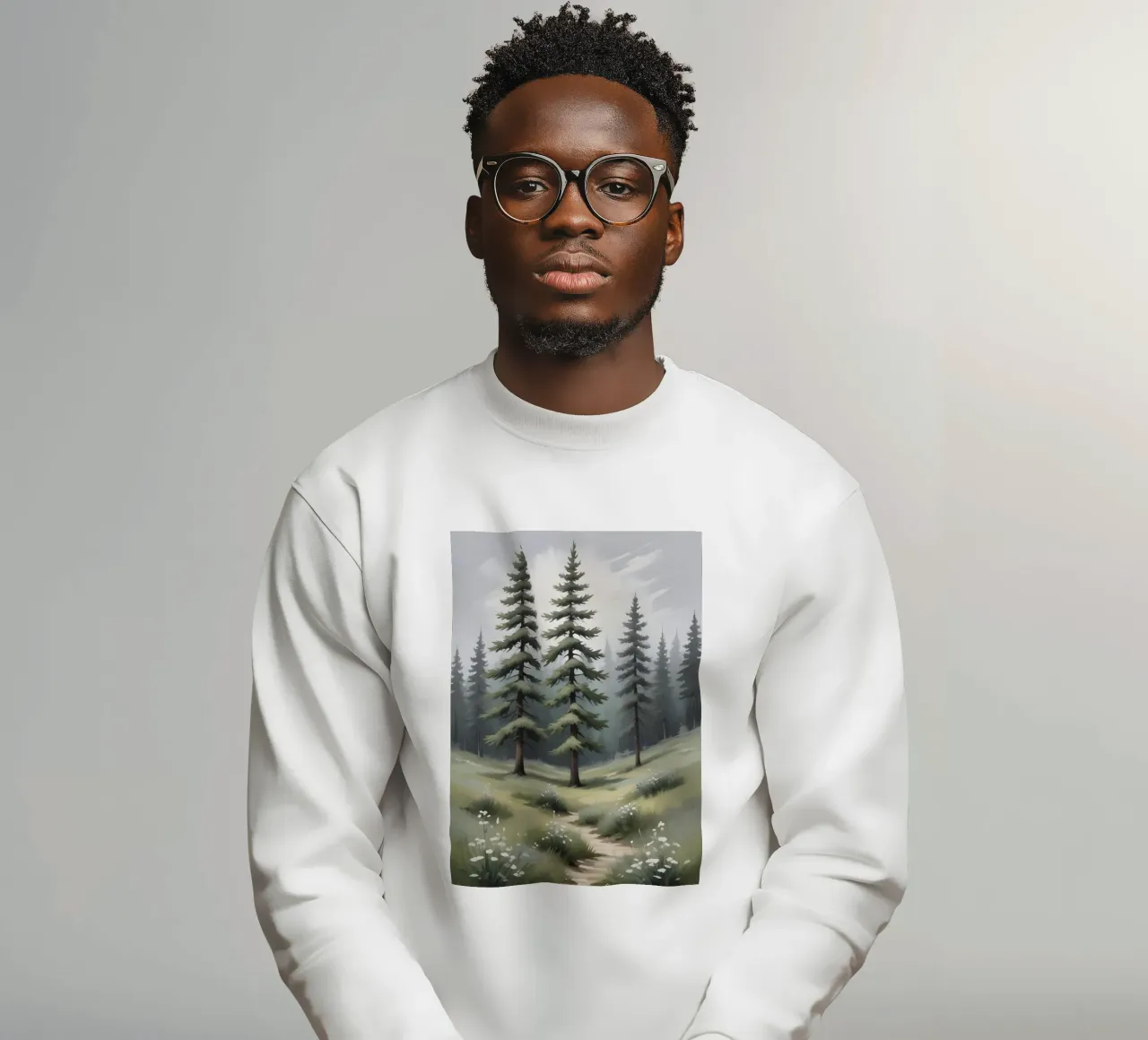 Whispering Pines - Sentiero attraverso la foresta felpa da Graceful Desine