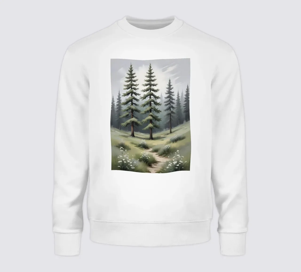 Whispering Pines - Sentiero attraverso la foresta felpa da Graceful Desine