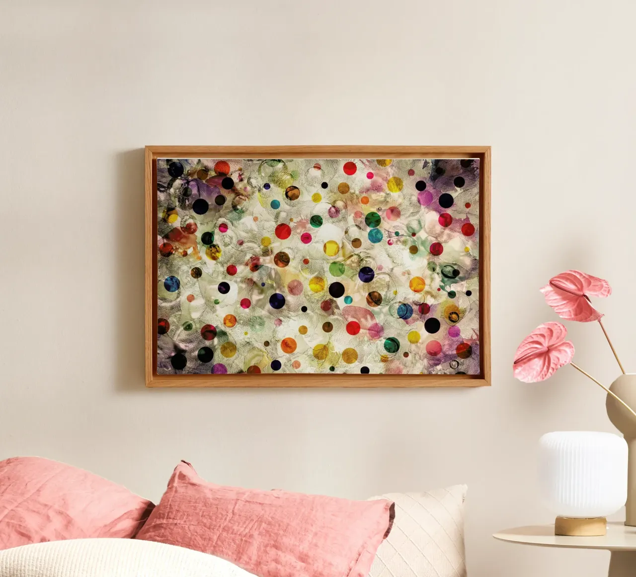 Bubbles N Candy canvas by In Full Color