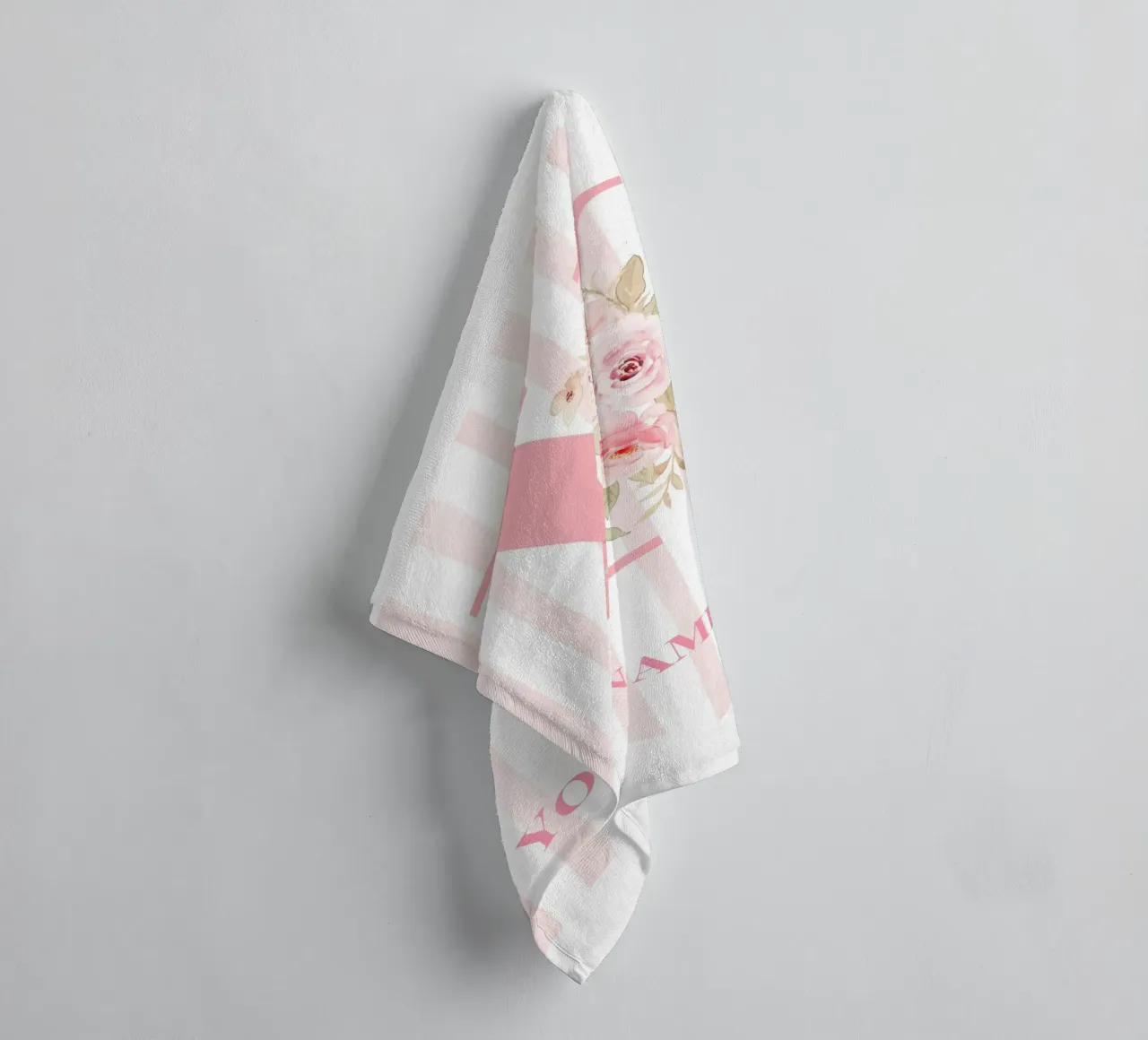 Letter Y, Personalized Name Print, Personalized initial towel by The Custom Letter