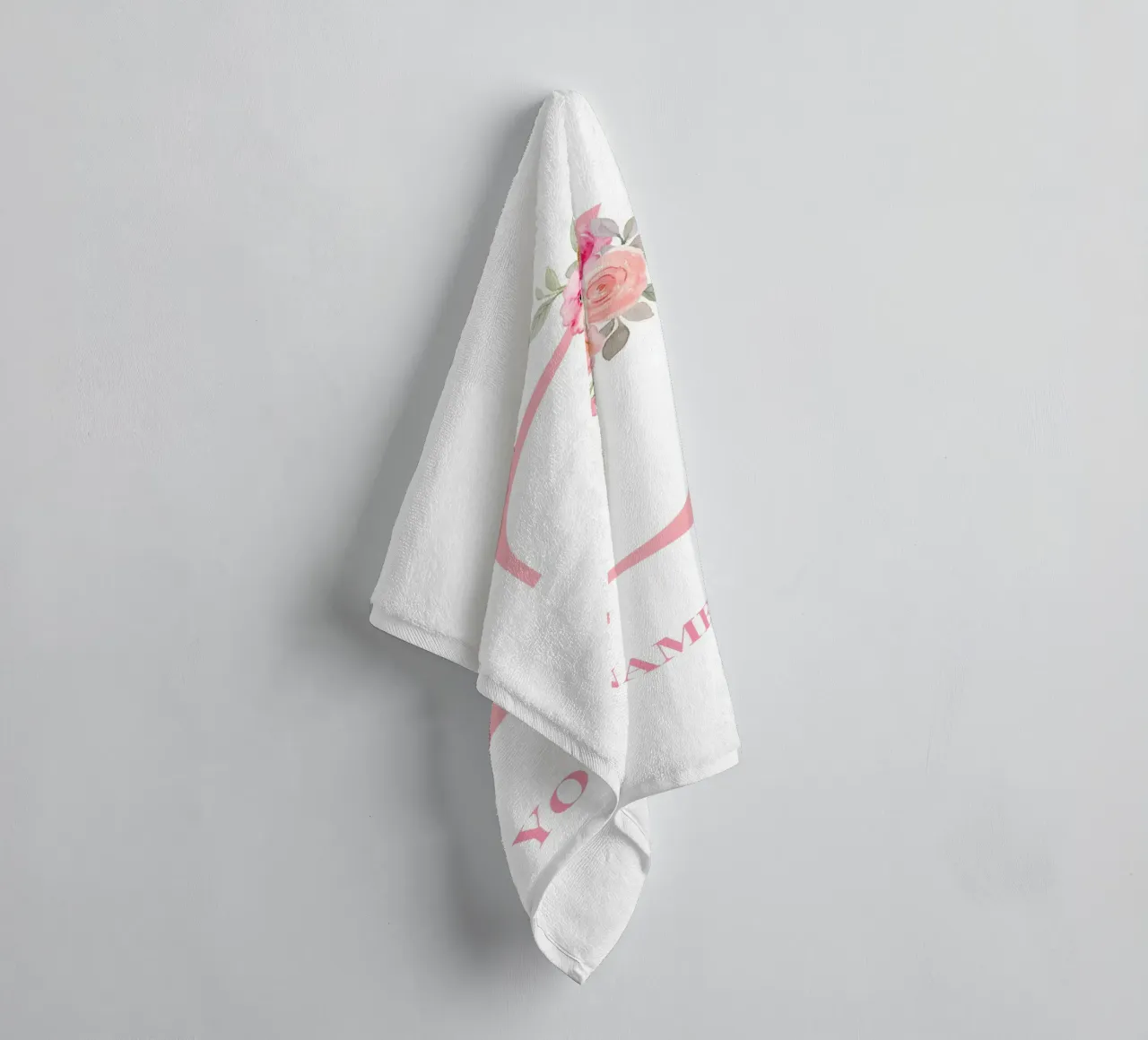 Letter Z, Personalized Name Print, Personalized initial towel by The Custom Letter