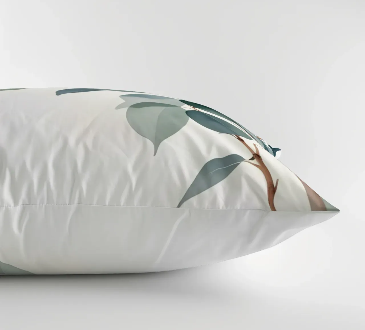 Eucalyptus Whisper – Minimal Botanical Art cuscino da Graceful Desine