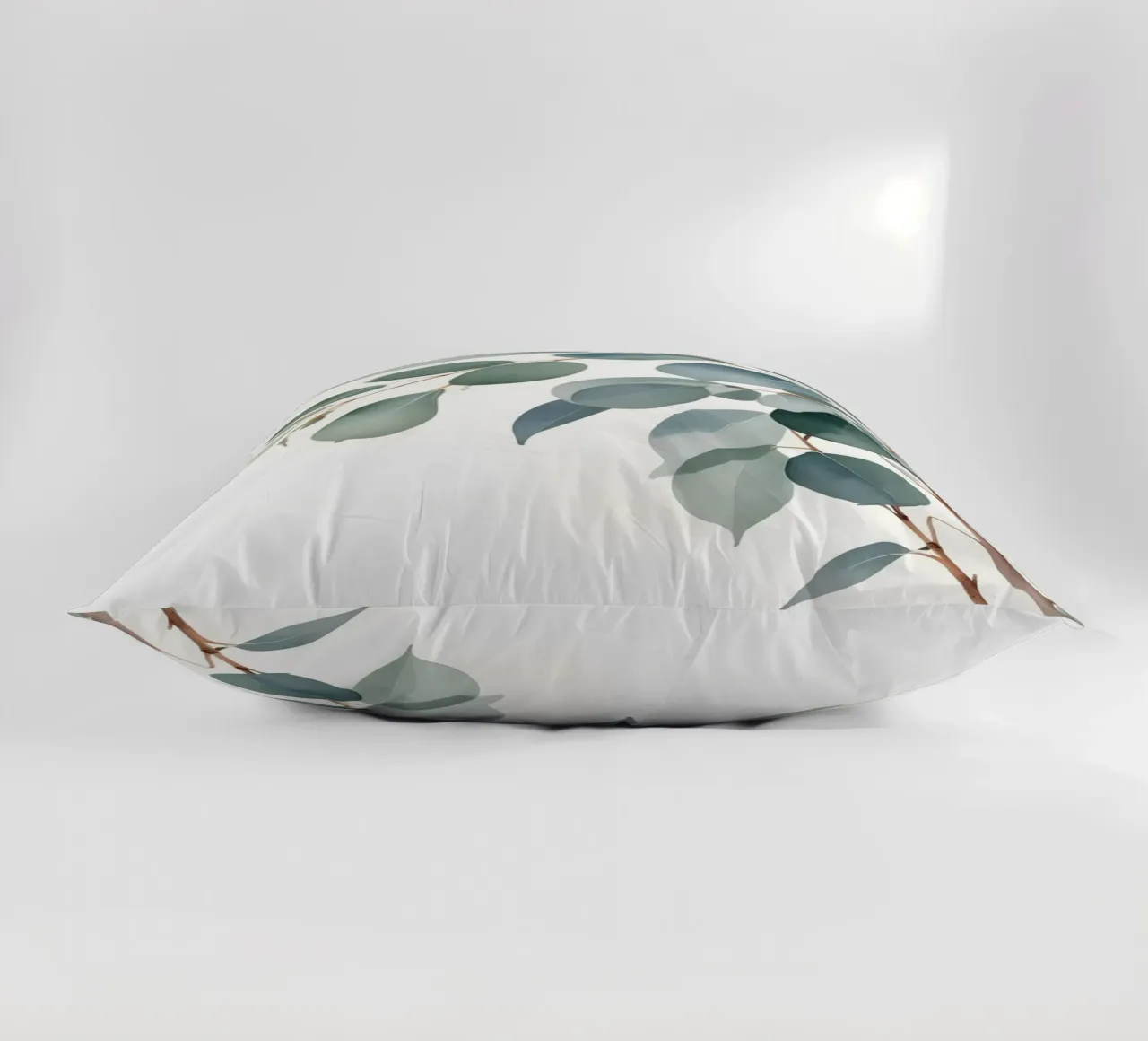 Eucalyptus Whisper – Minimal Botanical Art cuscino da Graceful Desine