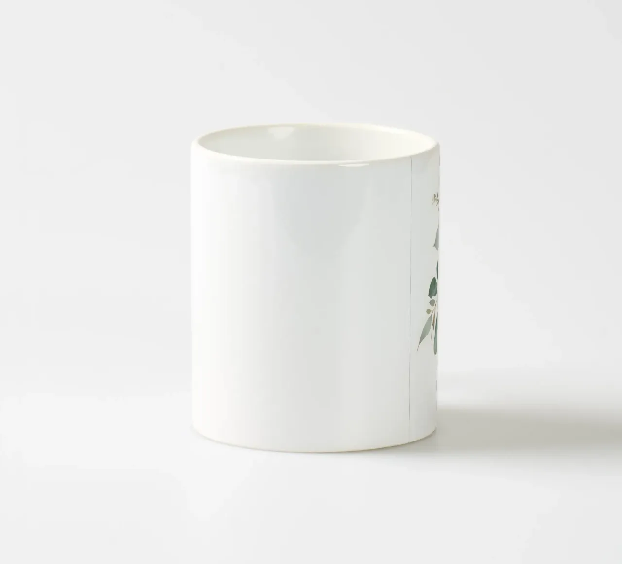 Eucalyptus Whisper – Minimal Botanical Art tazza in ceramica da Graceful Desine